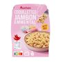 Voir la diapositive 2 : AUCHAN Coquillettes jambon emmental 1 part 280g