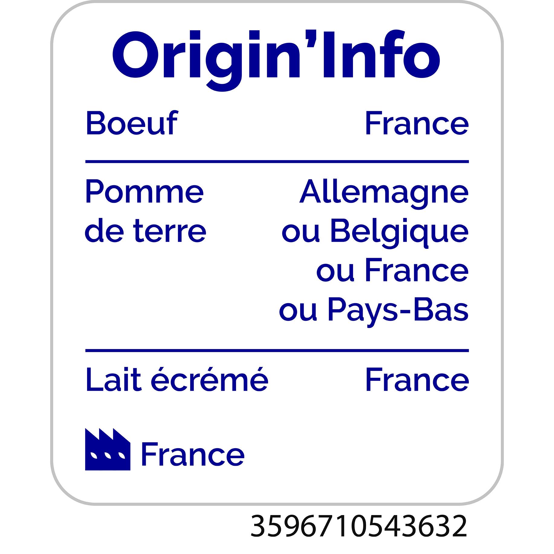 Voir la diapositive 3 : AUCHAN Hachis parmentier de boeuf 1 part 300g