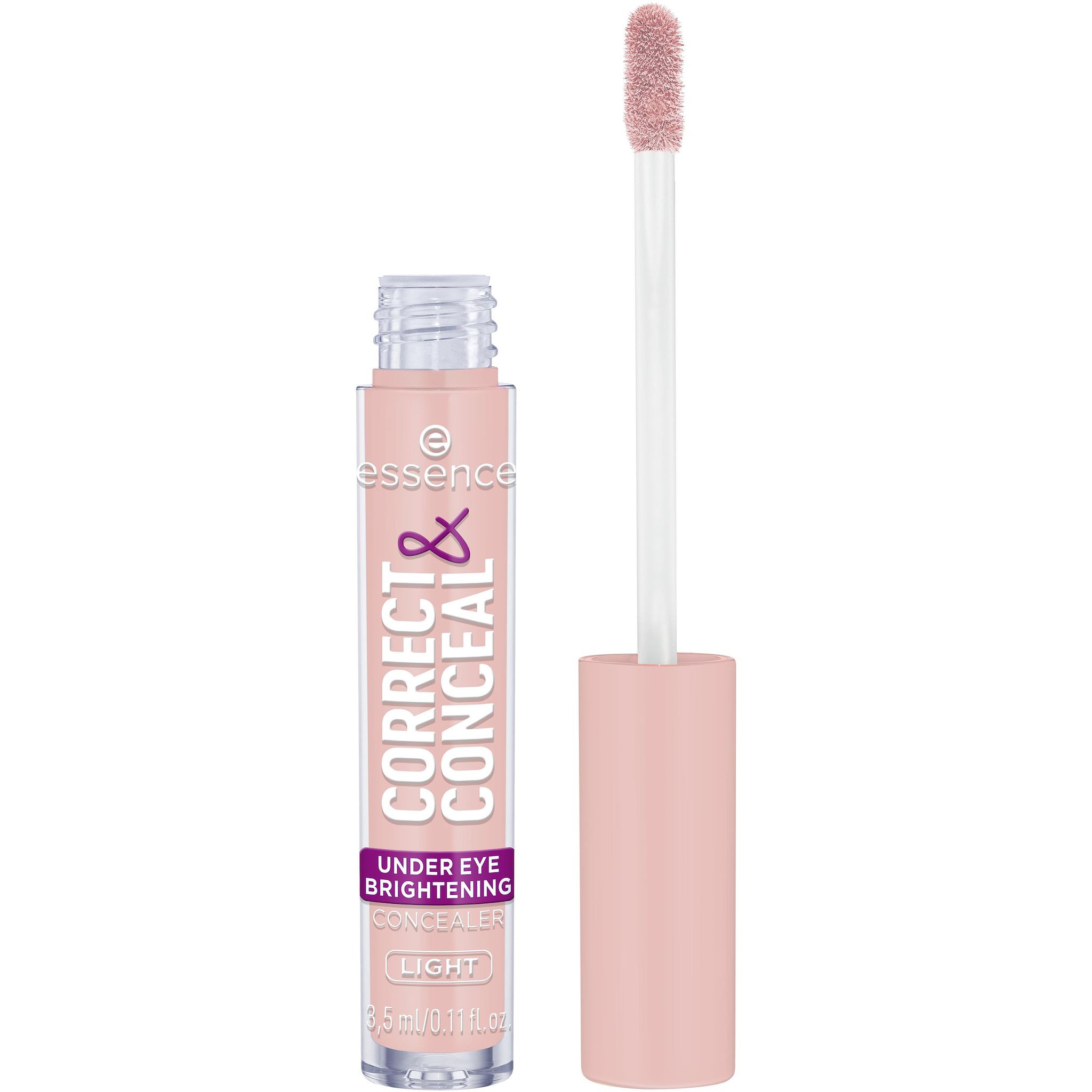 Voir la diapositive 2 : ESSENCE Correct&conceal under eye brightening 10 light 3.5ml