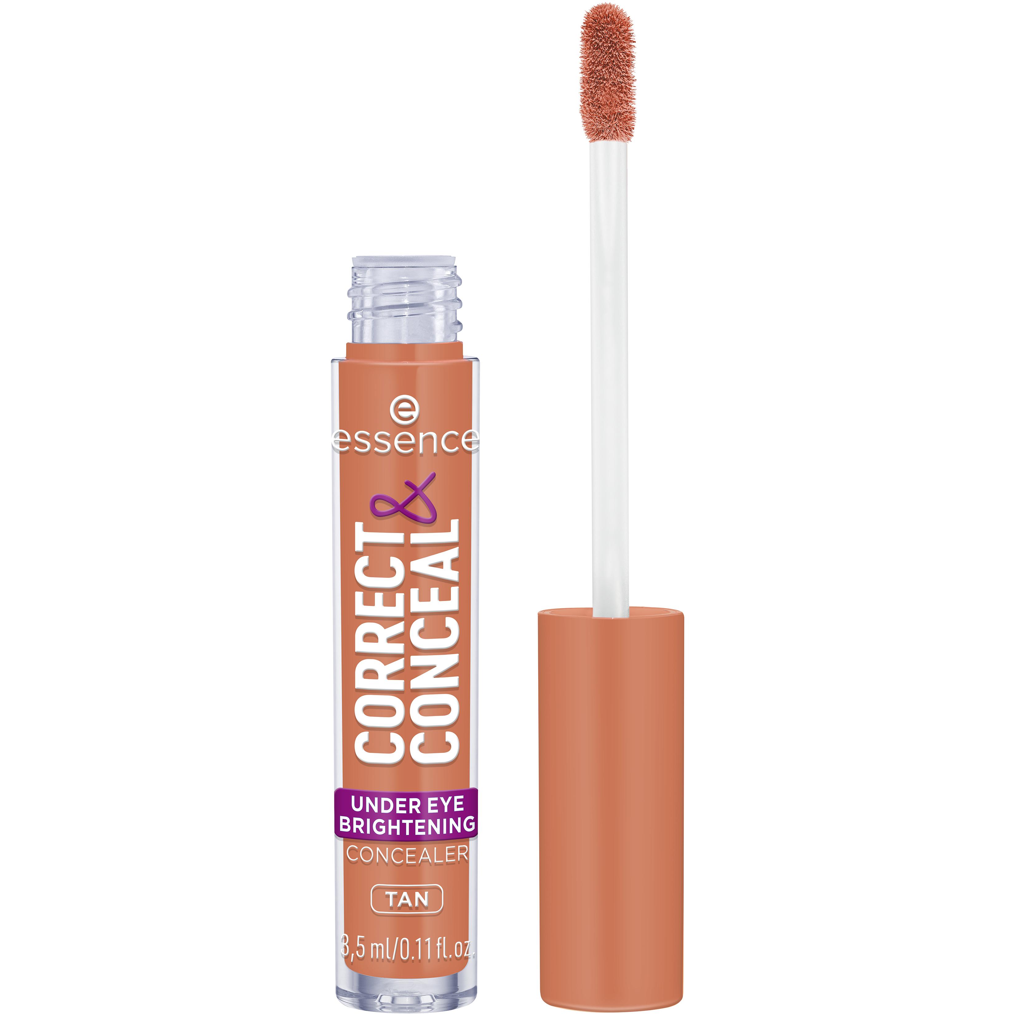 Voir la diapositive 2 : ESSENCE Correct&conceal under eye brightening 30 tan 3.5ml