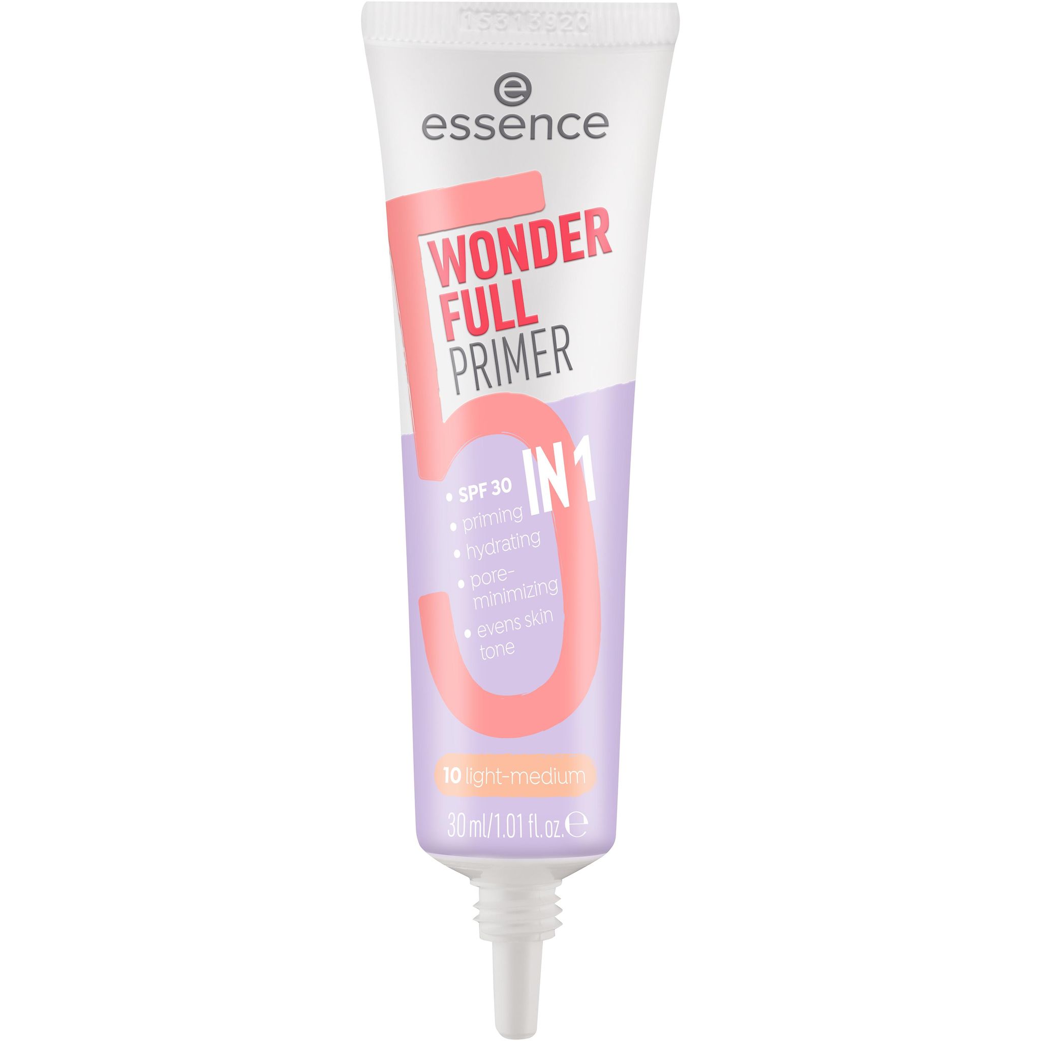 Voir la diapositive 3 : ESSENCE Wonder full primer teinté 5 in 1 SPF30 10 light medium 30ml