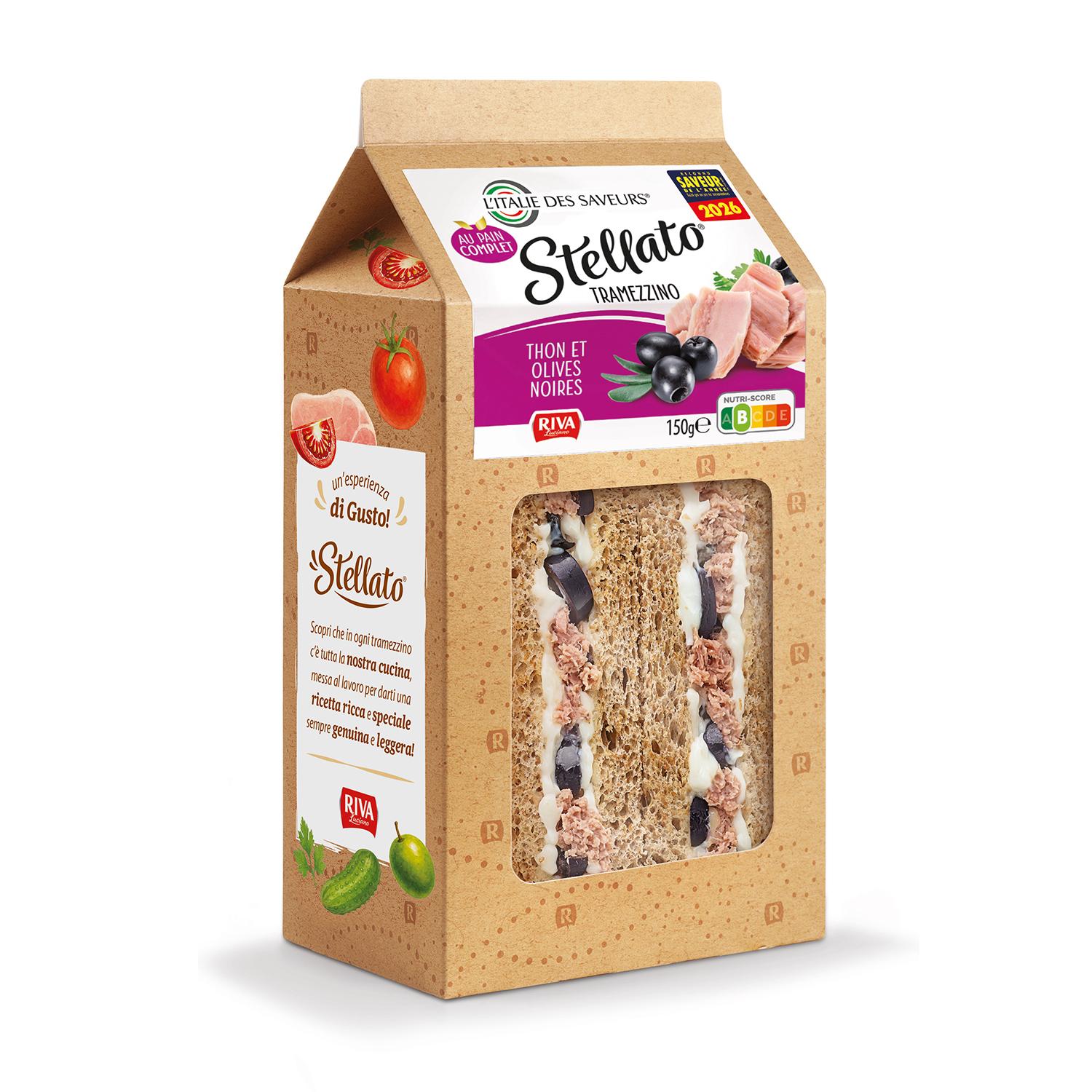 L'ITALIE DES SAVEURS Tramezzino au thon et olives noires 150g