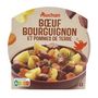 Voir la diapositive 3 : AUCHAN Boeuf bourguignon et pommes de terre 1 portion 300g