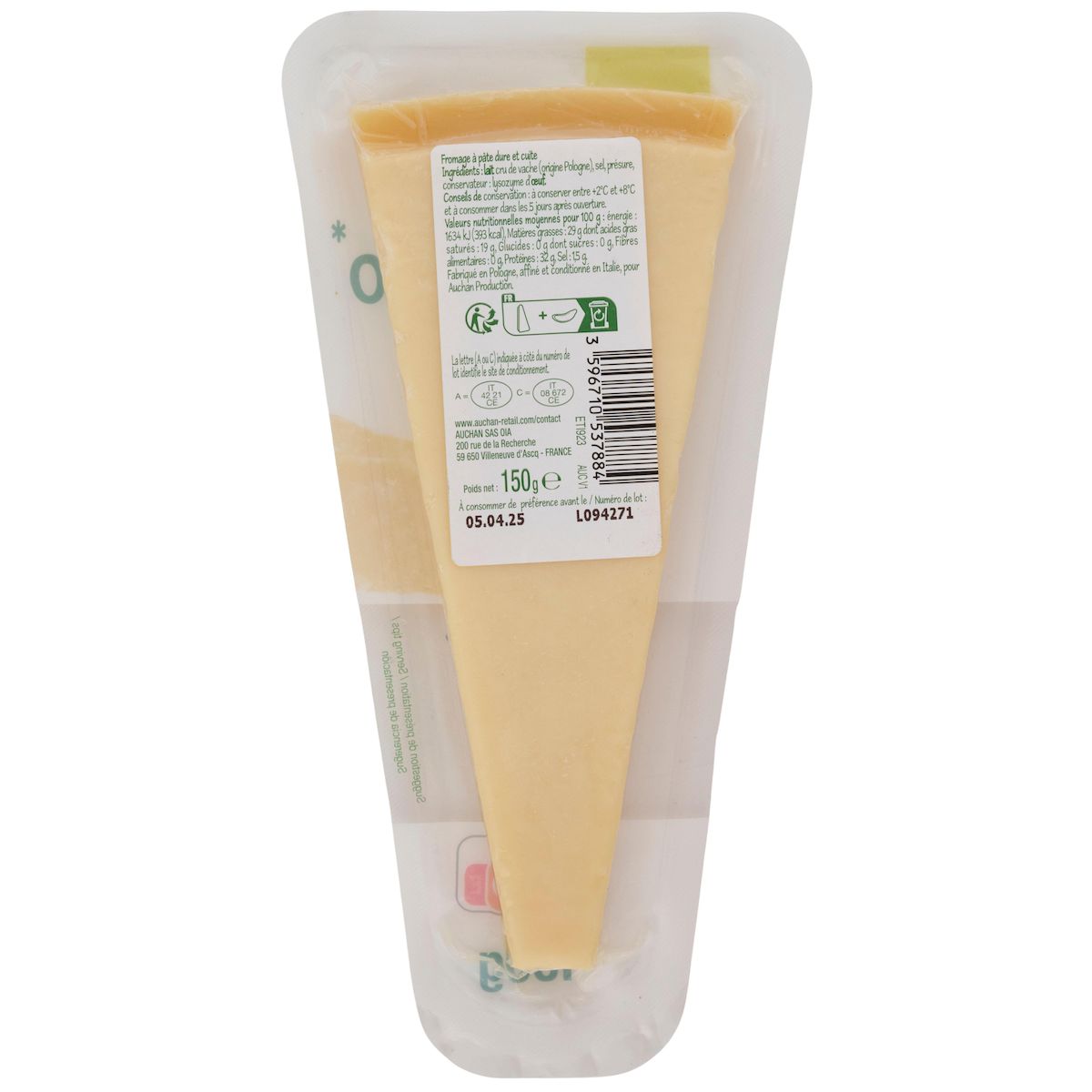 POUCE Gran formaggio pointe 150g