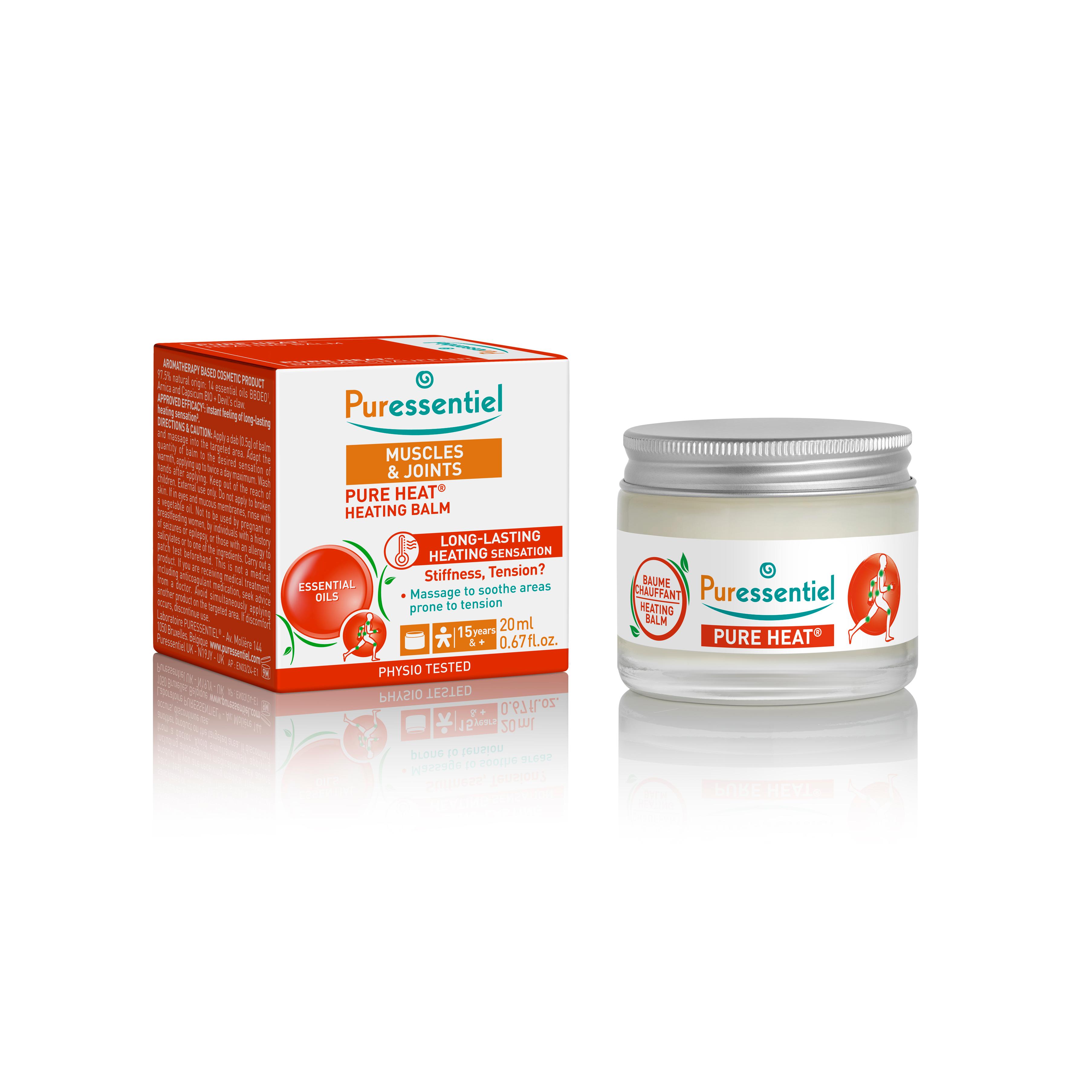 PURESSENTIEL Baume pure heat muscles et joints 20ml