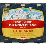 BRASSERIE MONT BLANC Bière blonde 5.8% bouteille 3x33cl