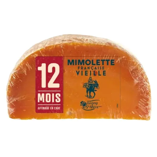 ISIGNY STE MERE Mimolette française vieille 12 mois d'affinage en cave 150g