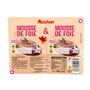 Voir la diapositive 2 : AUCHAN Mousse de foie 2x50g