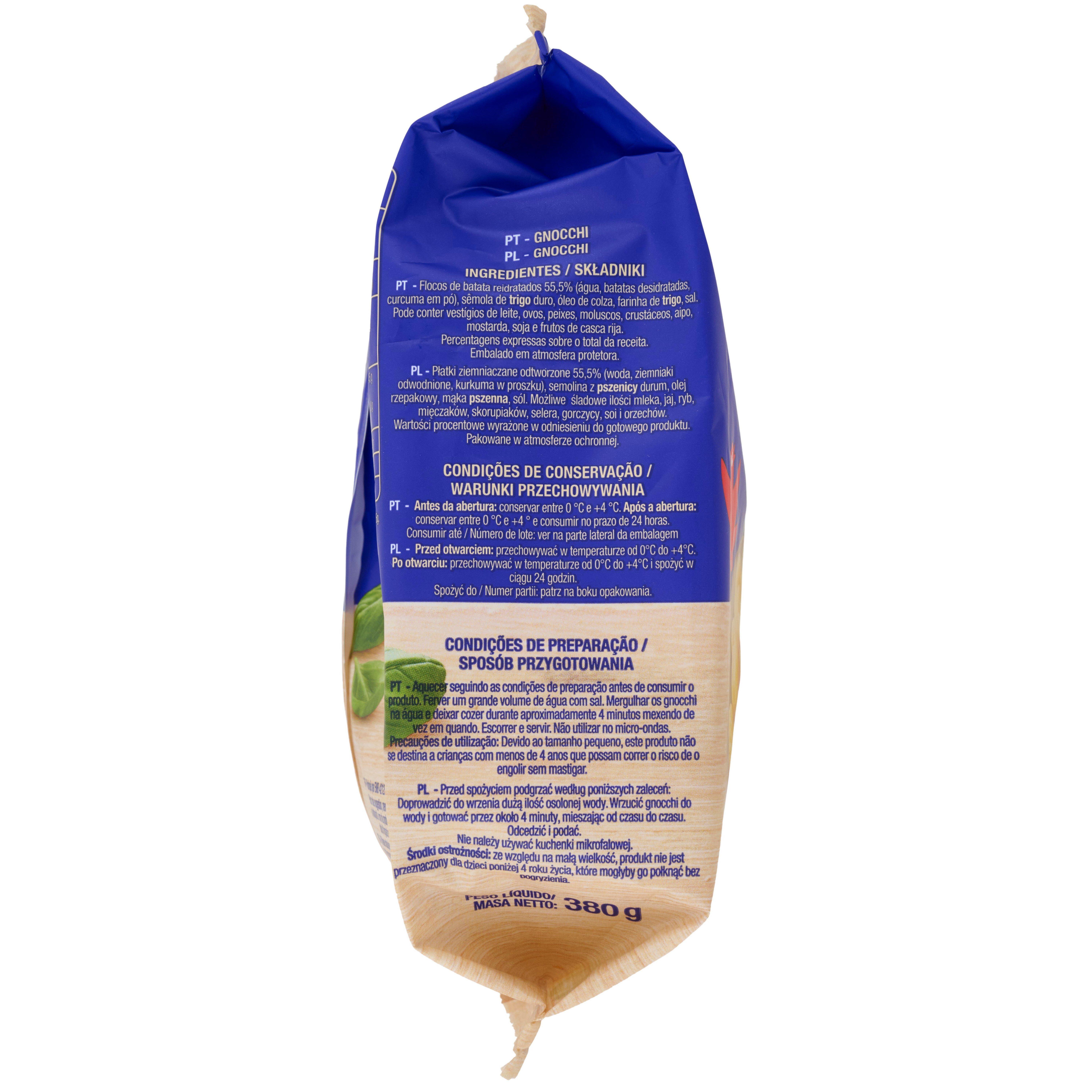 Voir la diapositive 2 : AUCHAN Gnocchi 3 parts 380g