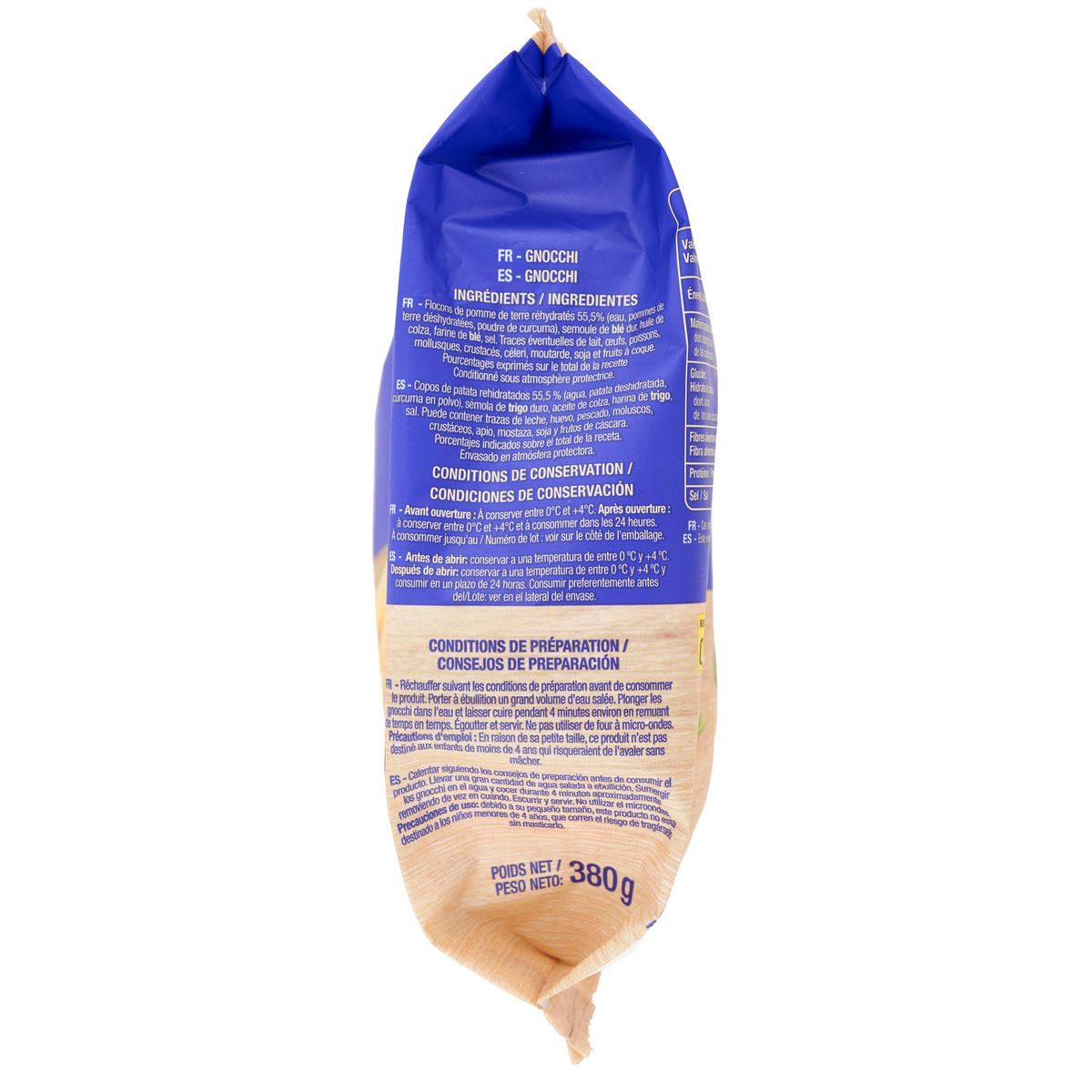 AUCHAN Gnocchi 3 parts 380g