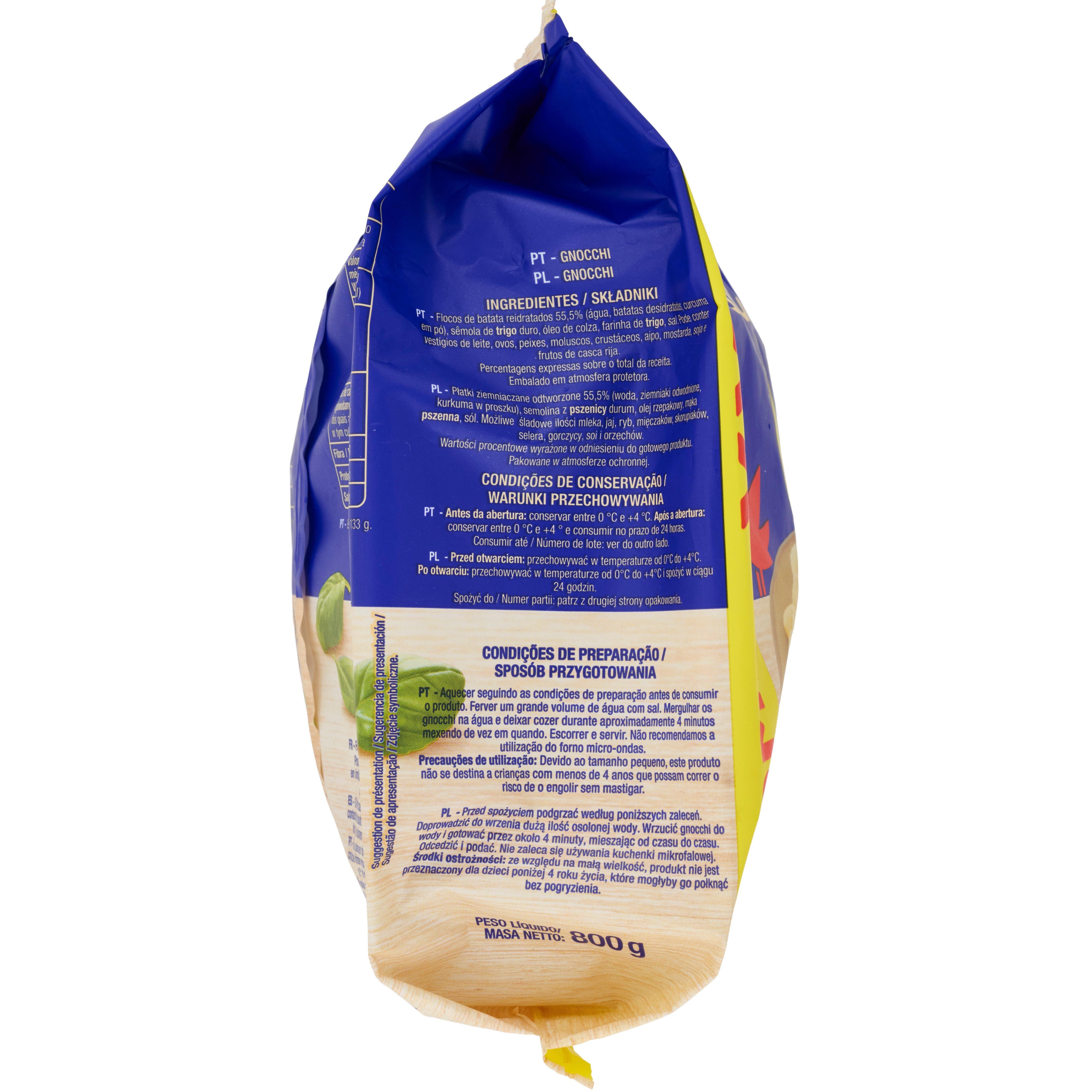 Voir la diapositive 2 : AUCHAN Gnocchi 6 parts 800g