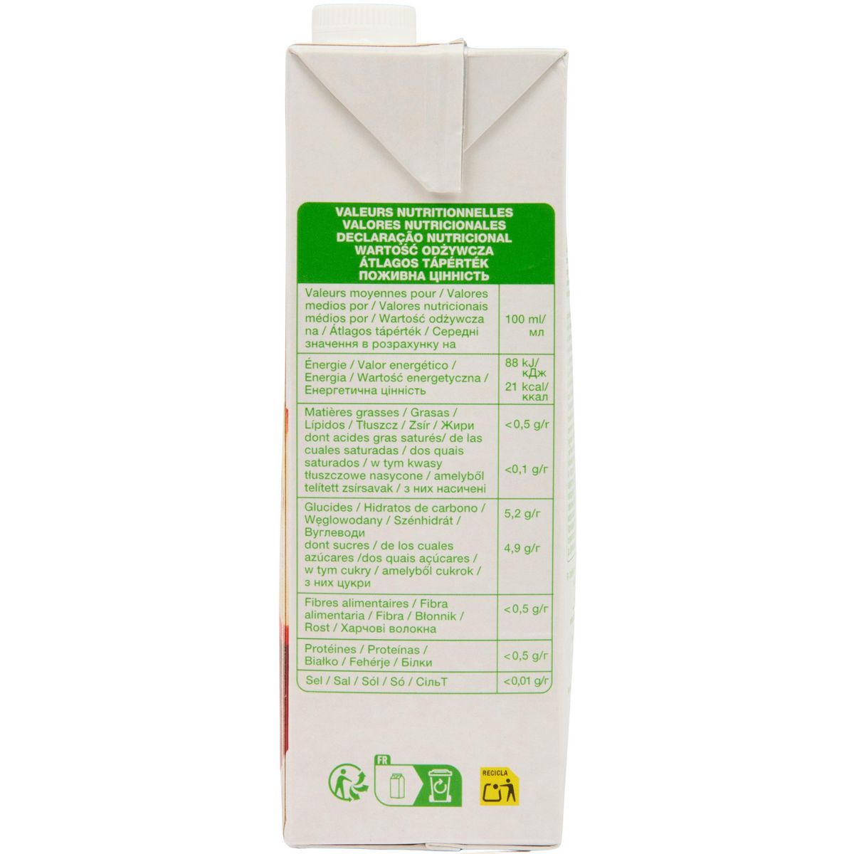 POUCE Nectar de pommes en brique 1l