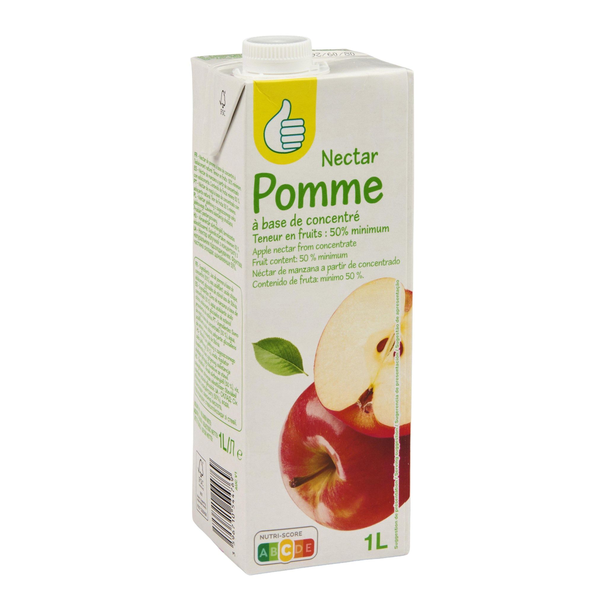 Voir la diapositive 3 : POUCE Nectar de pommes en brique 1l