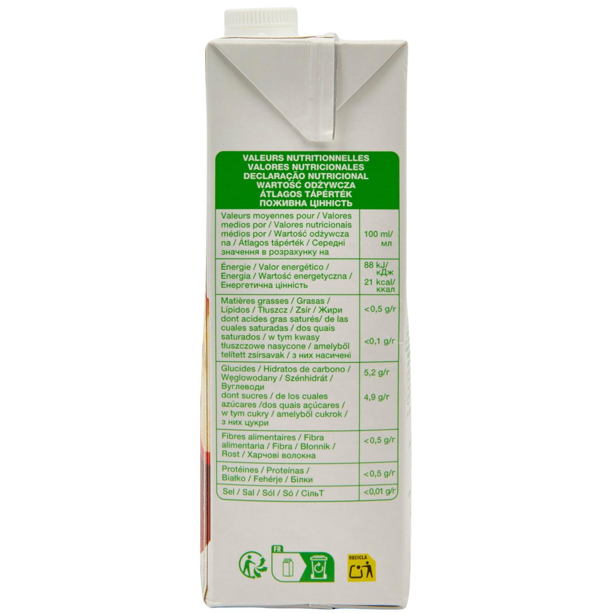 POUCE Nectar de pommes en brique 1l