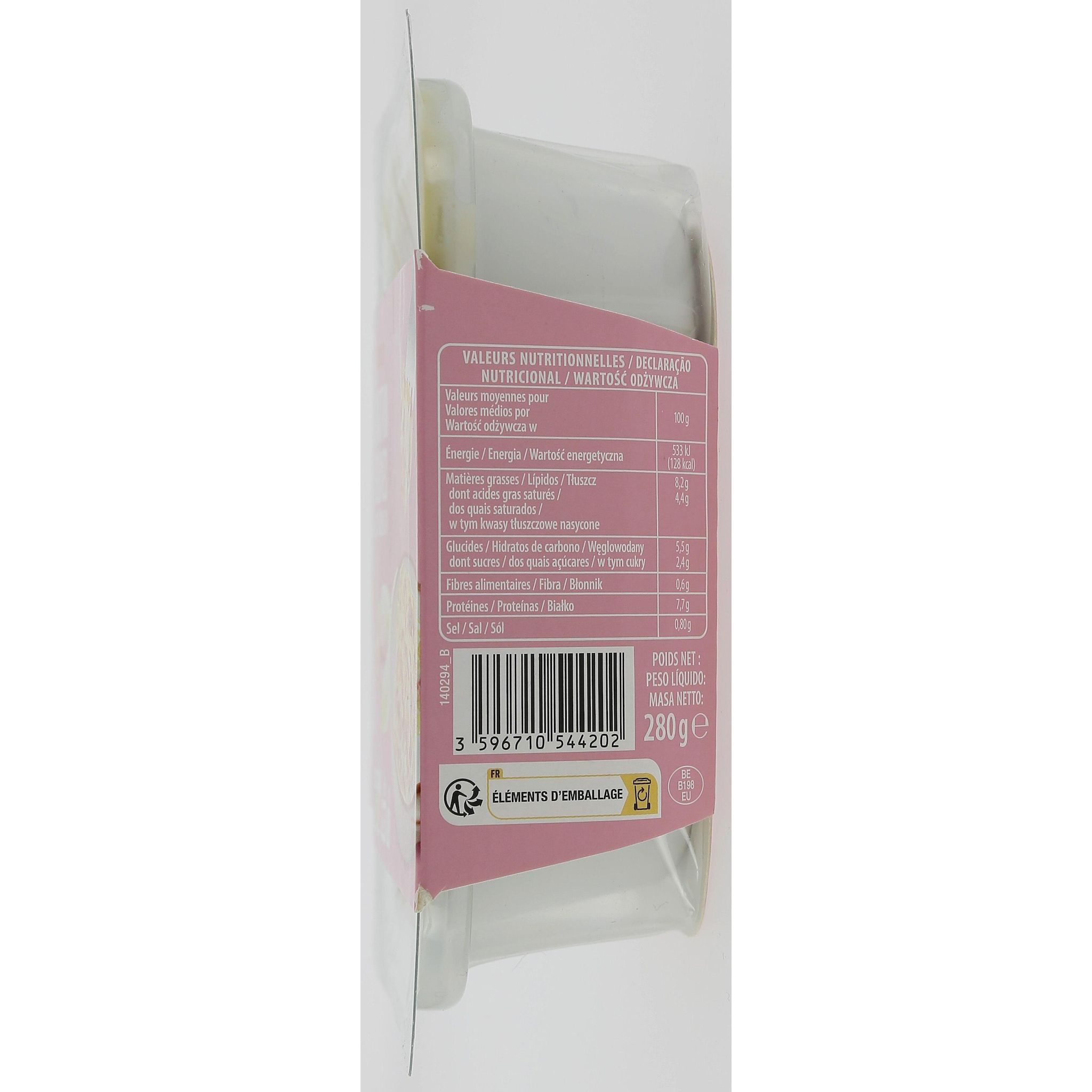 Voir la diapositive 2 : AUCHAN Gratin d'endives au jambon 1 part 280g