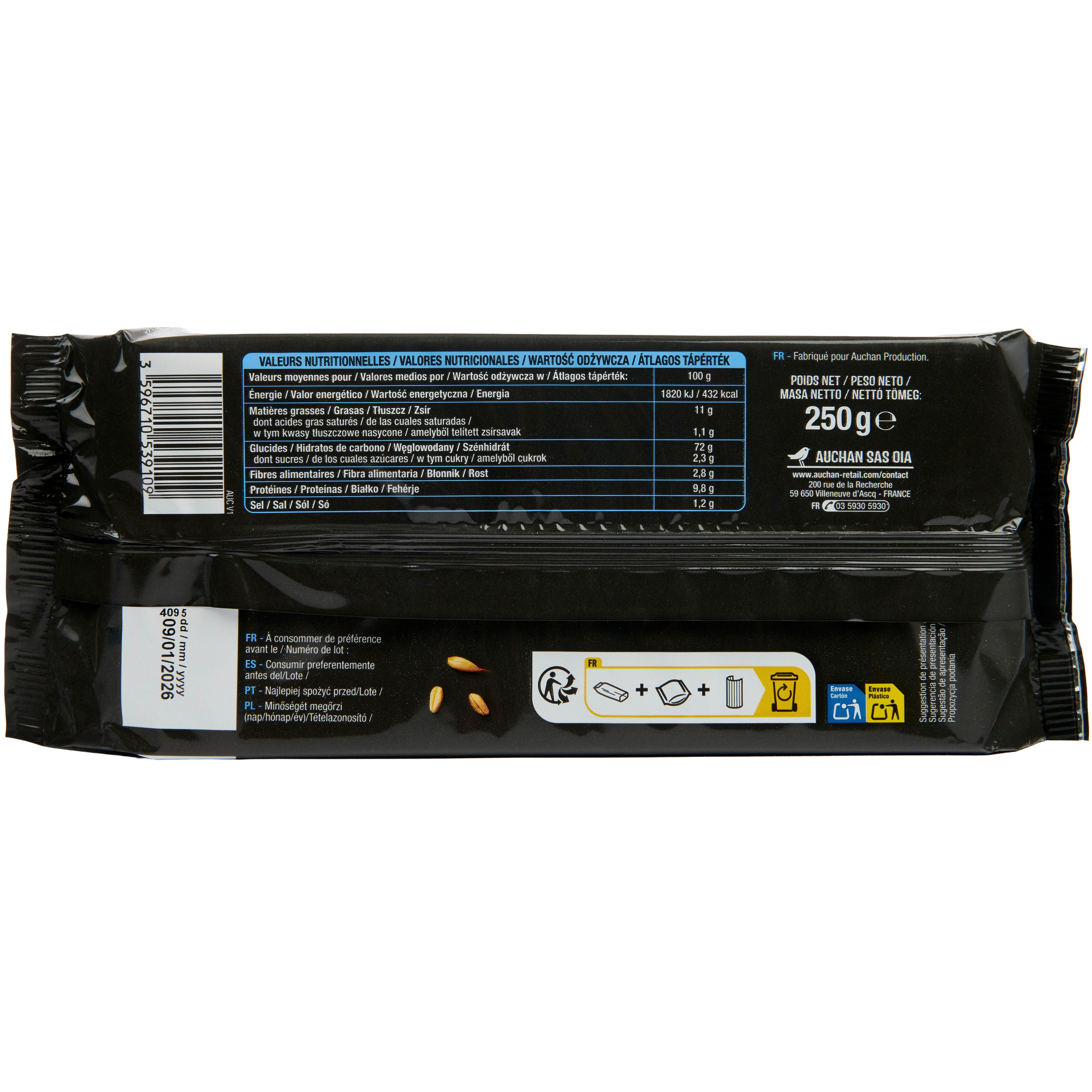 Voir la diapositive 3 : AUCHAN Crackers nature 250g