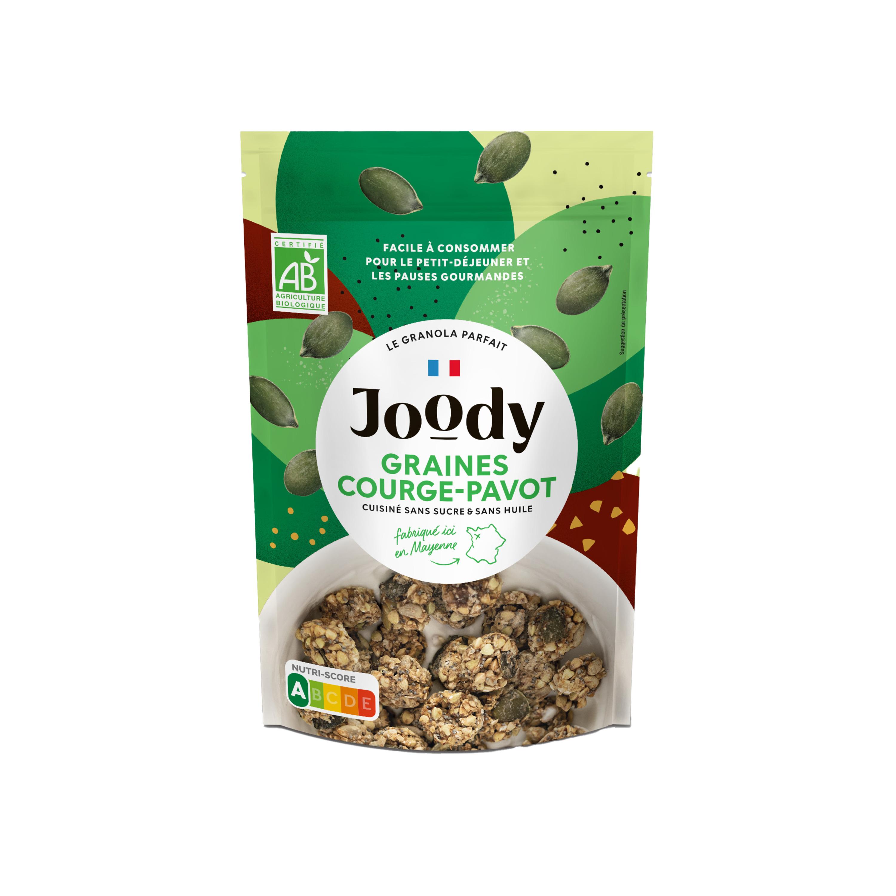 JOODY Granola bio aux graines de courge et pavot 300g
