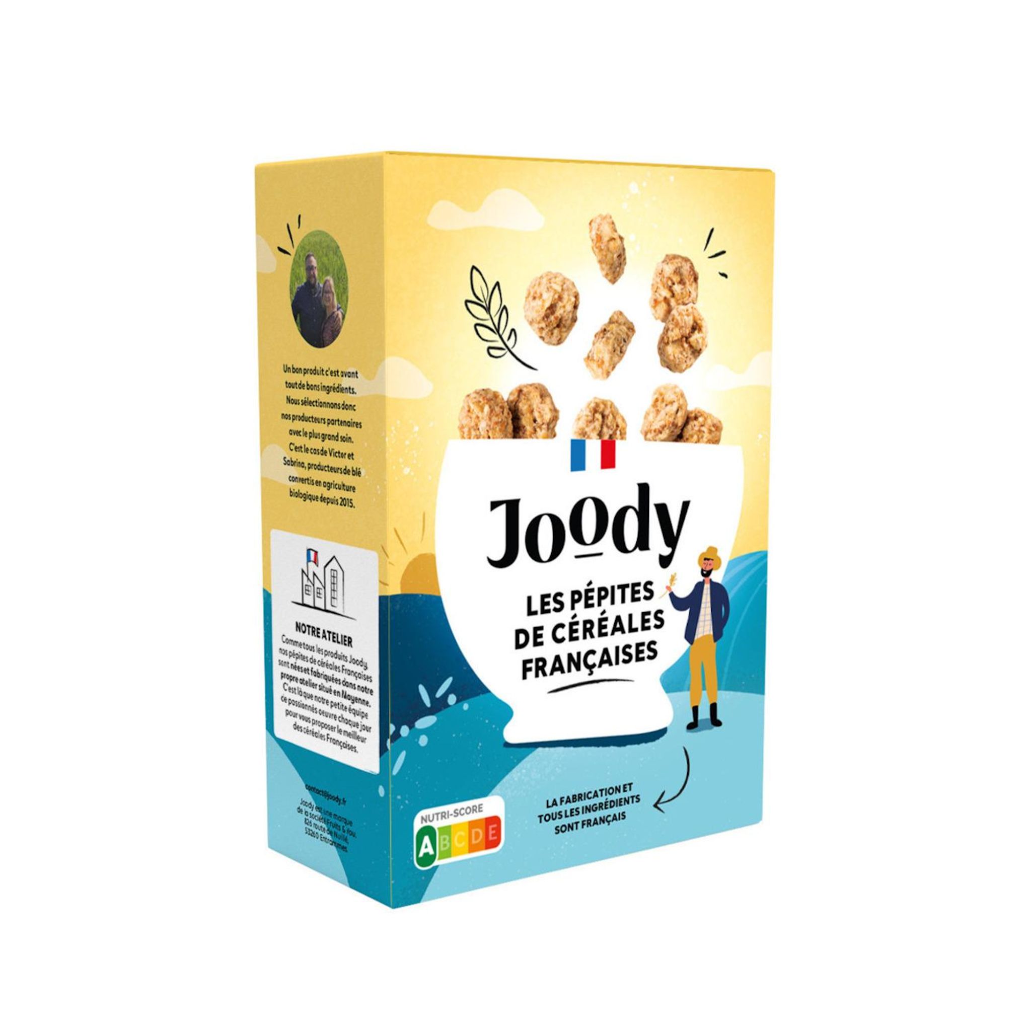 JOODY Pépites de céréales Française bio 300g
