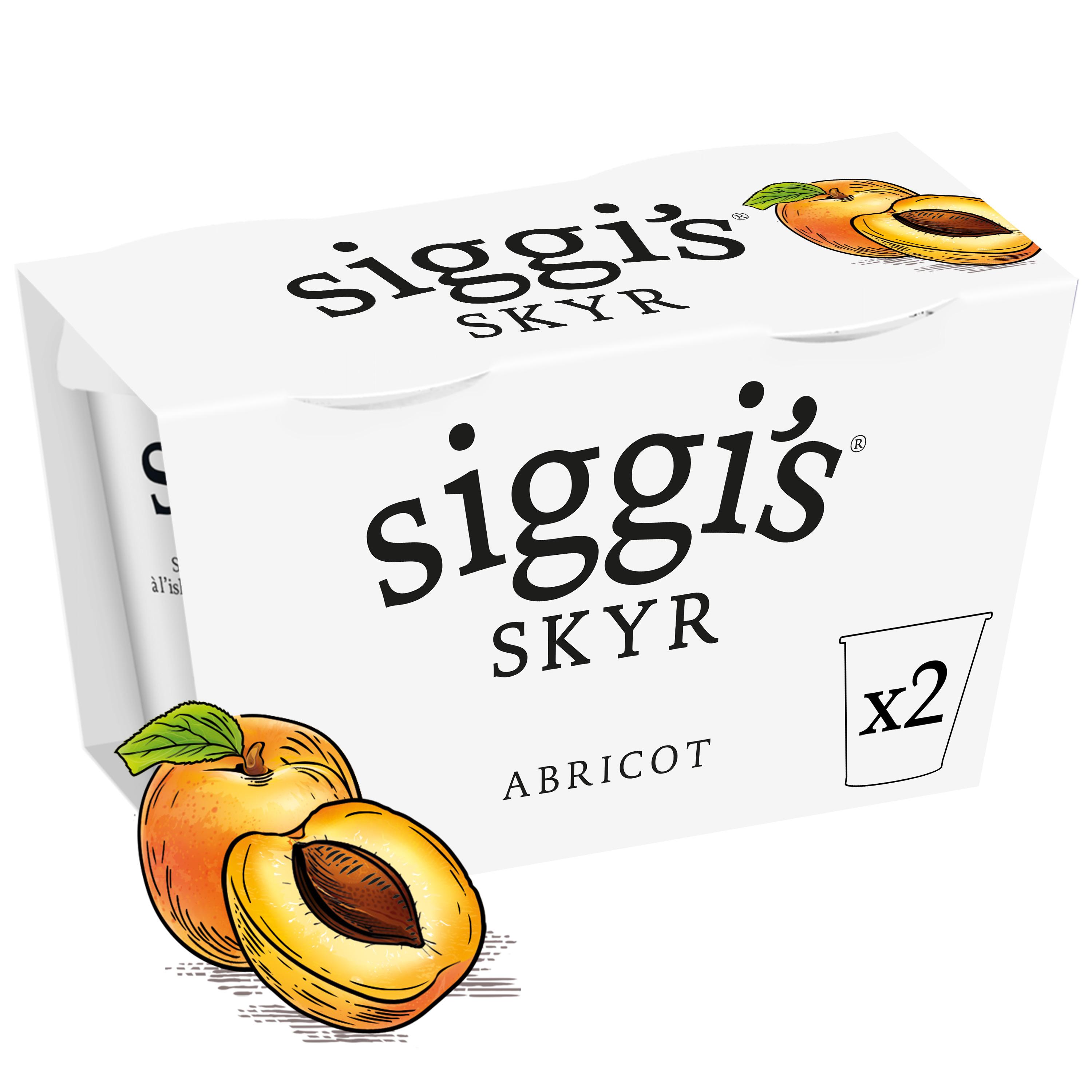 SIGGI'S Skyr à l'abricot 2x140g