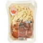 Voir la diapositive 2 : AUCHAN LE TRAITEUR Poulet basquaise tagliatelles 1 part 300g
