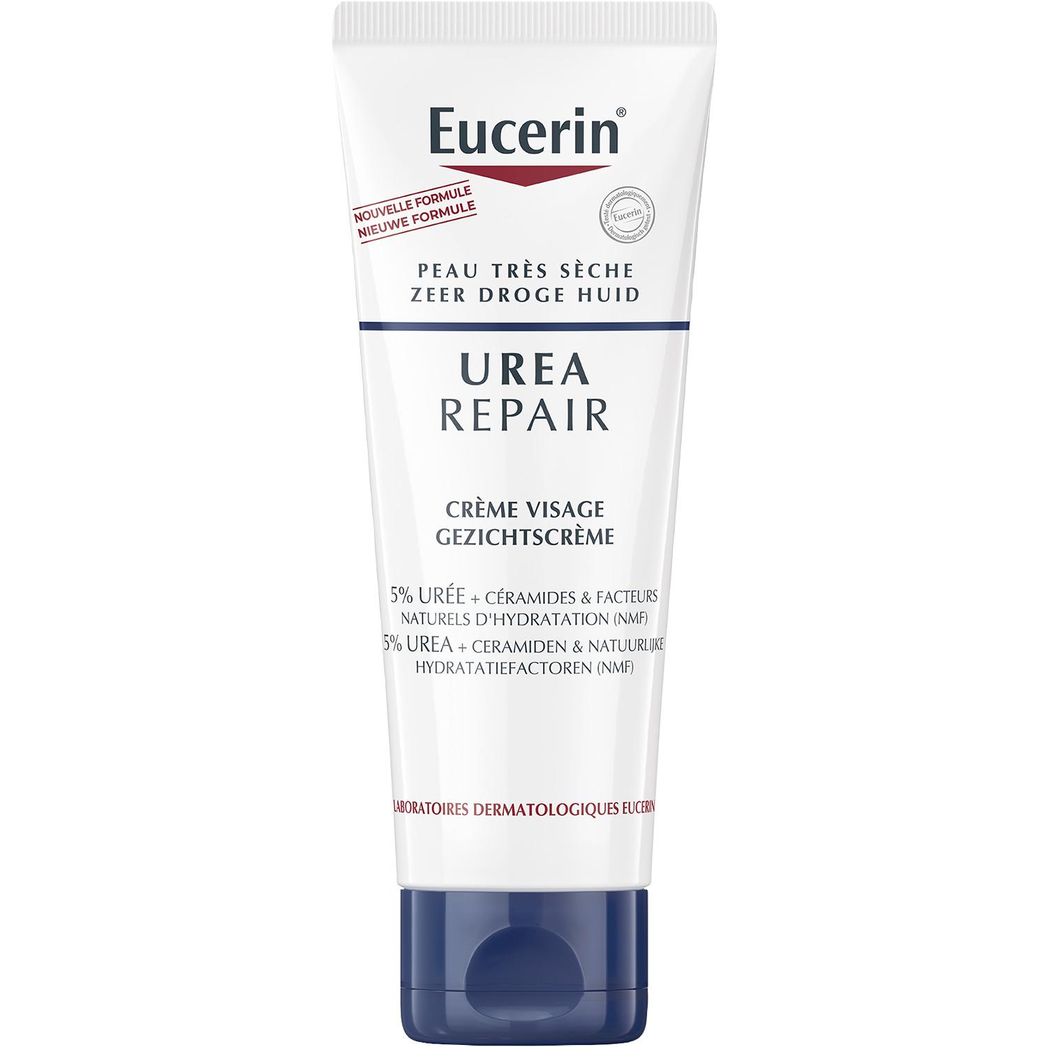 Voir la diapositive 2 : EUCERIN Urea repair Crème visage peau très sèche 50ml