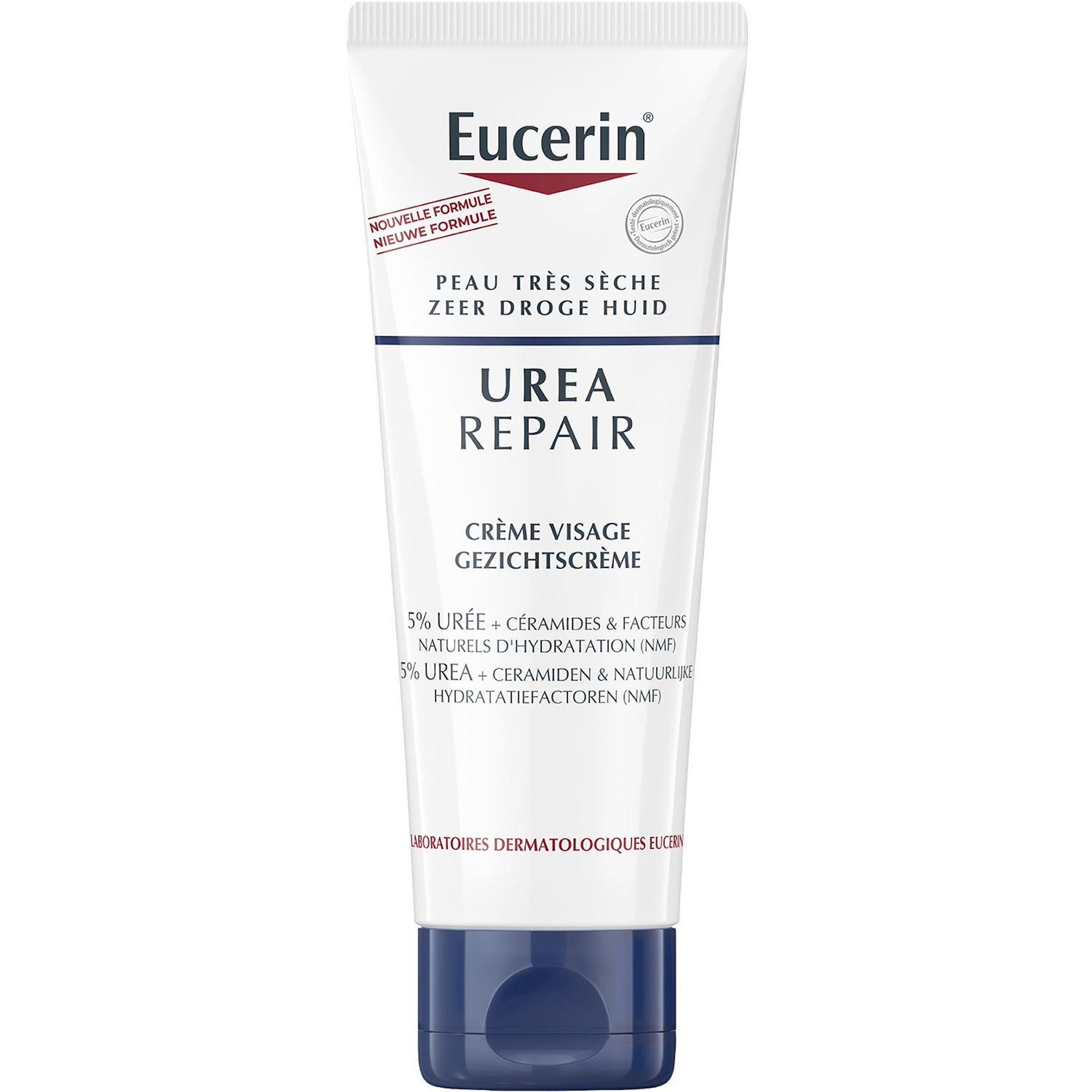 Voir la diapositive 2 : EUCERIN Urea repair Crème visage peau très sèche 50ml