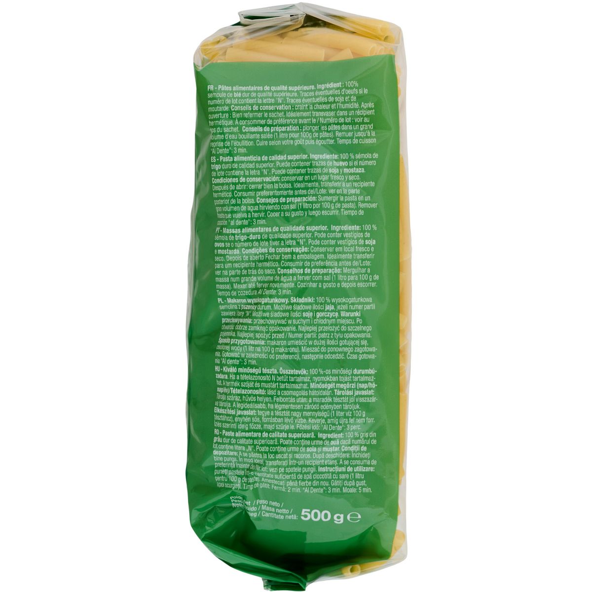 AUCHAN Macaroni cuisson rapide 3min 500g