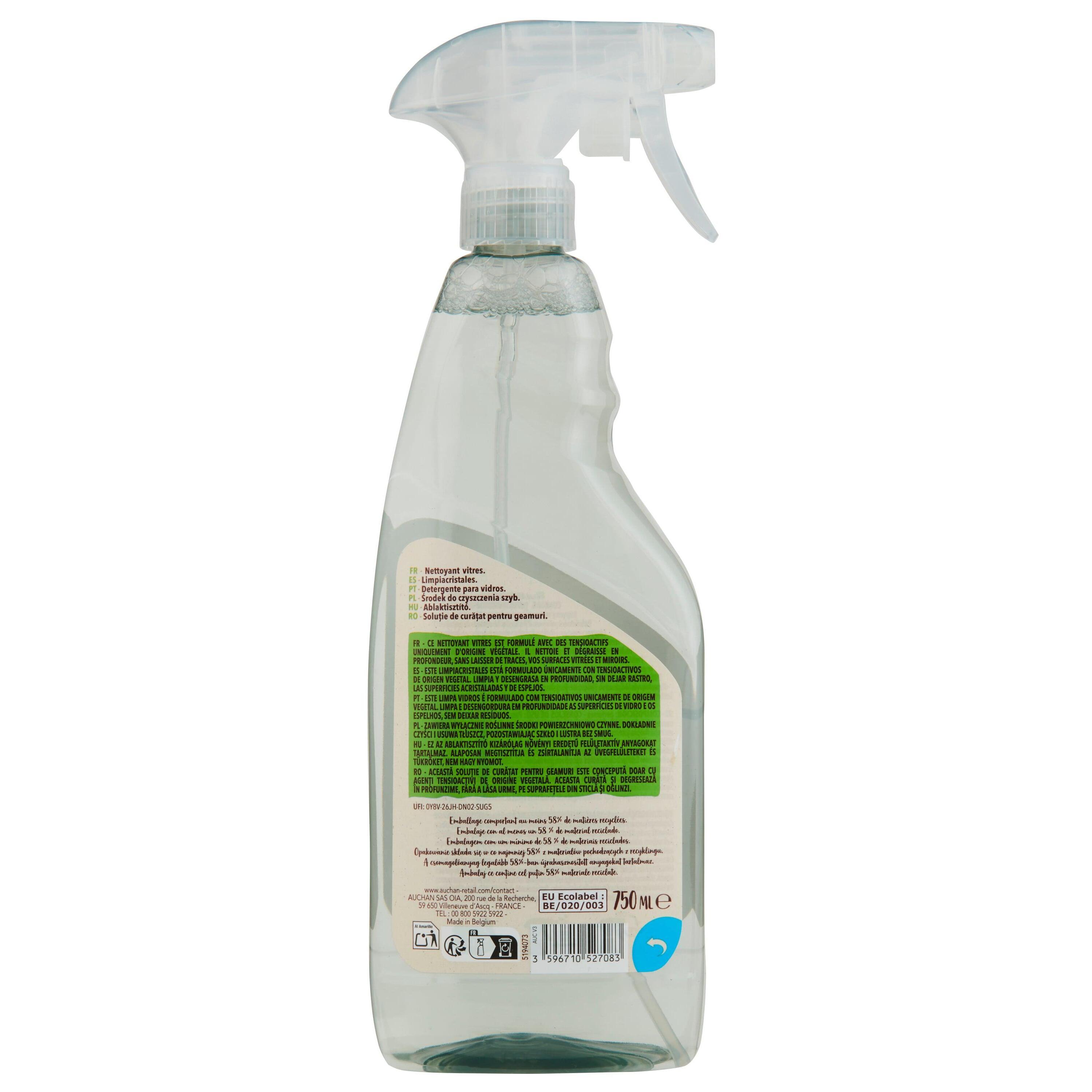 Voir la diapositive 2 : AUCHAN BETTER LIFE Spray vitres 750ml