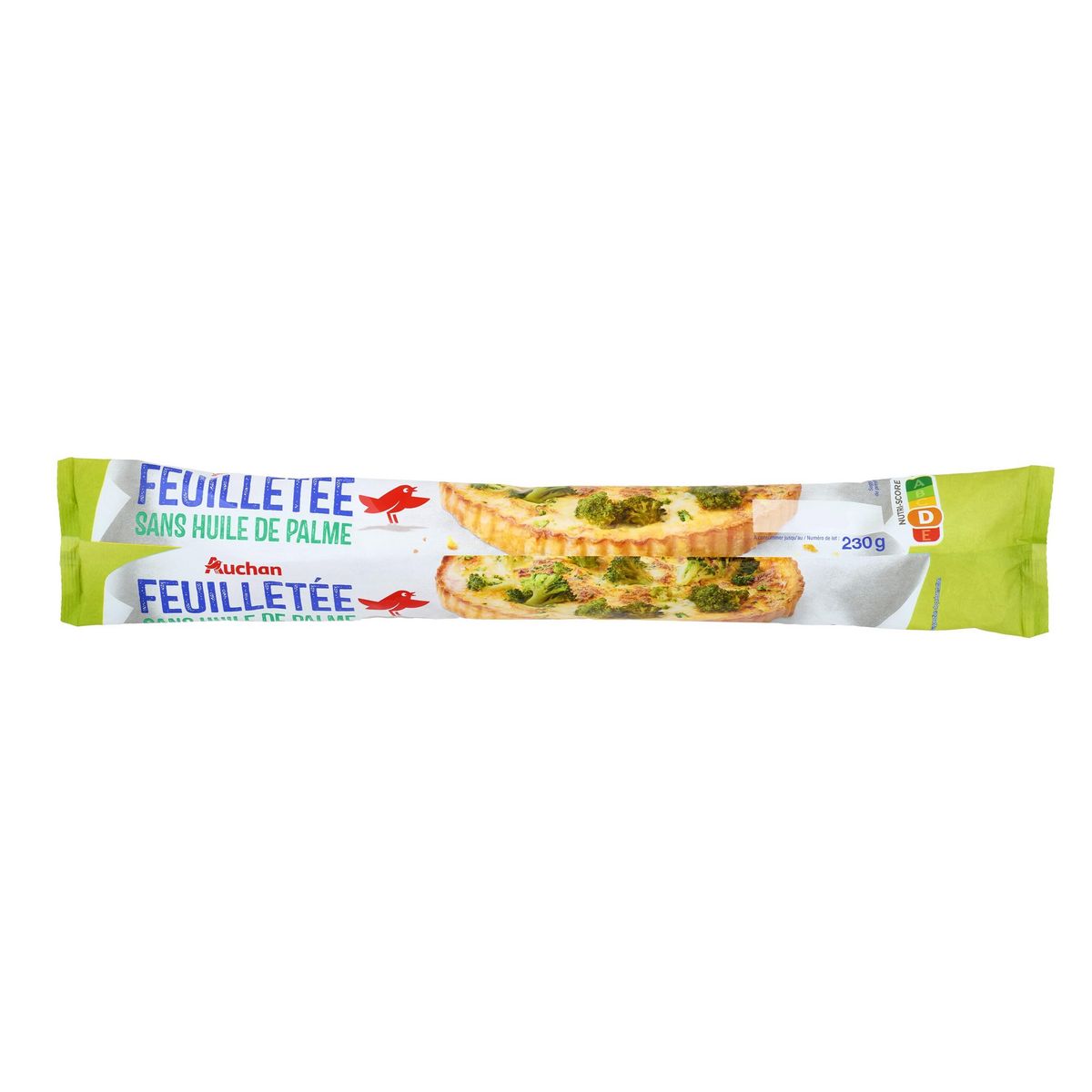 AUCHAN Pâte feuilletée sans huile de palme 230g