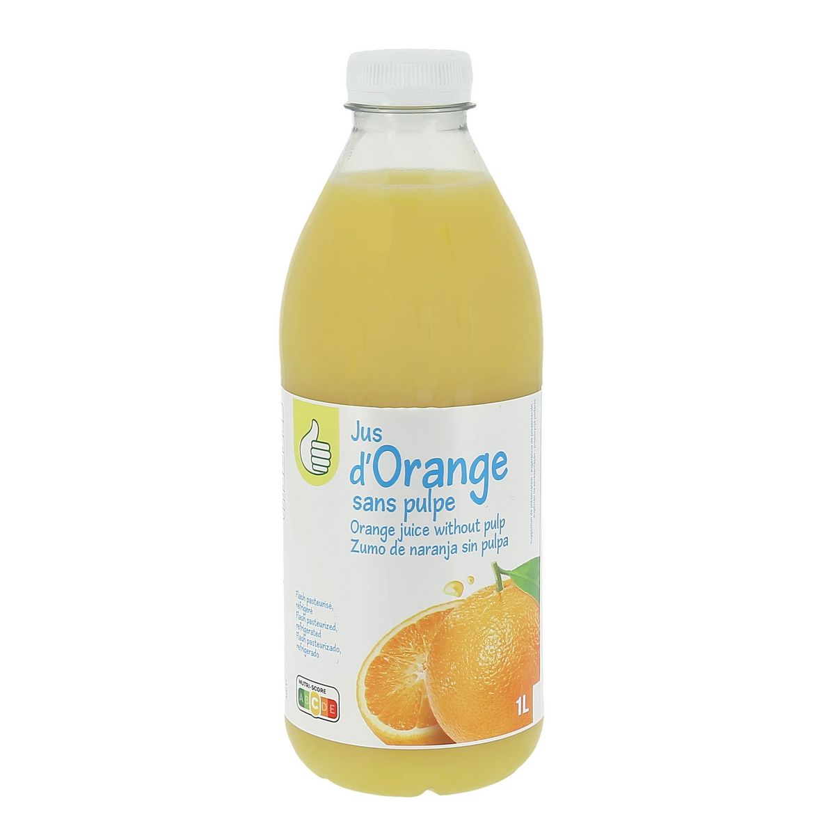 POUCE Jus d'oranges sans pulpe 1l