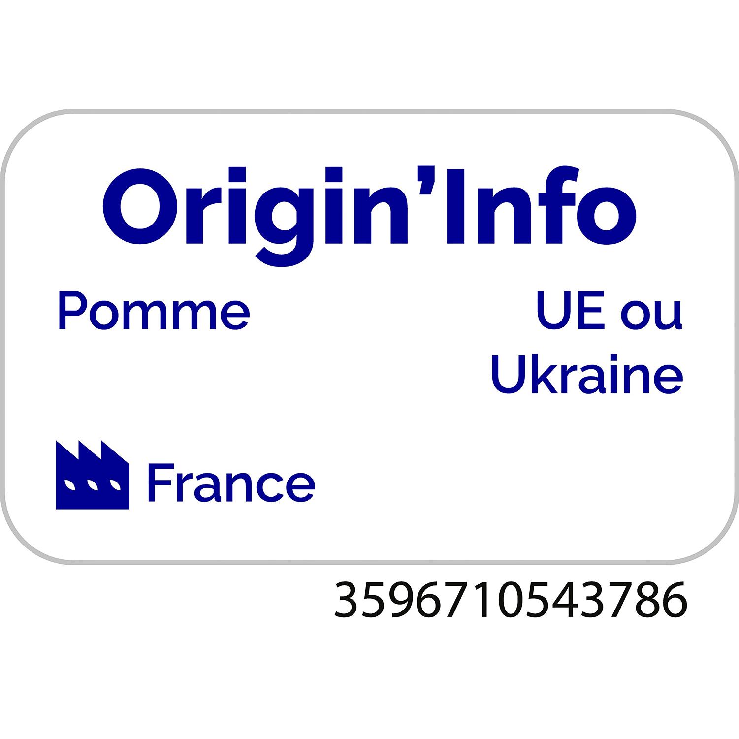 Voir la diapositive 2 : POUCE Jus de pomme 1l