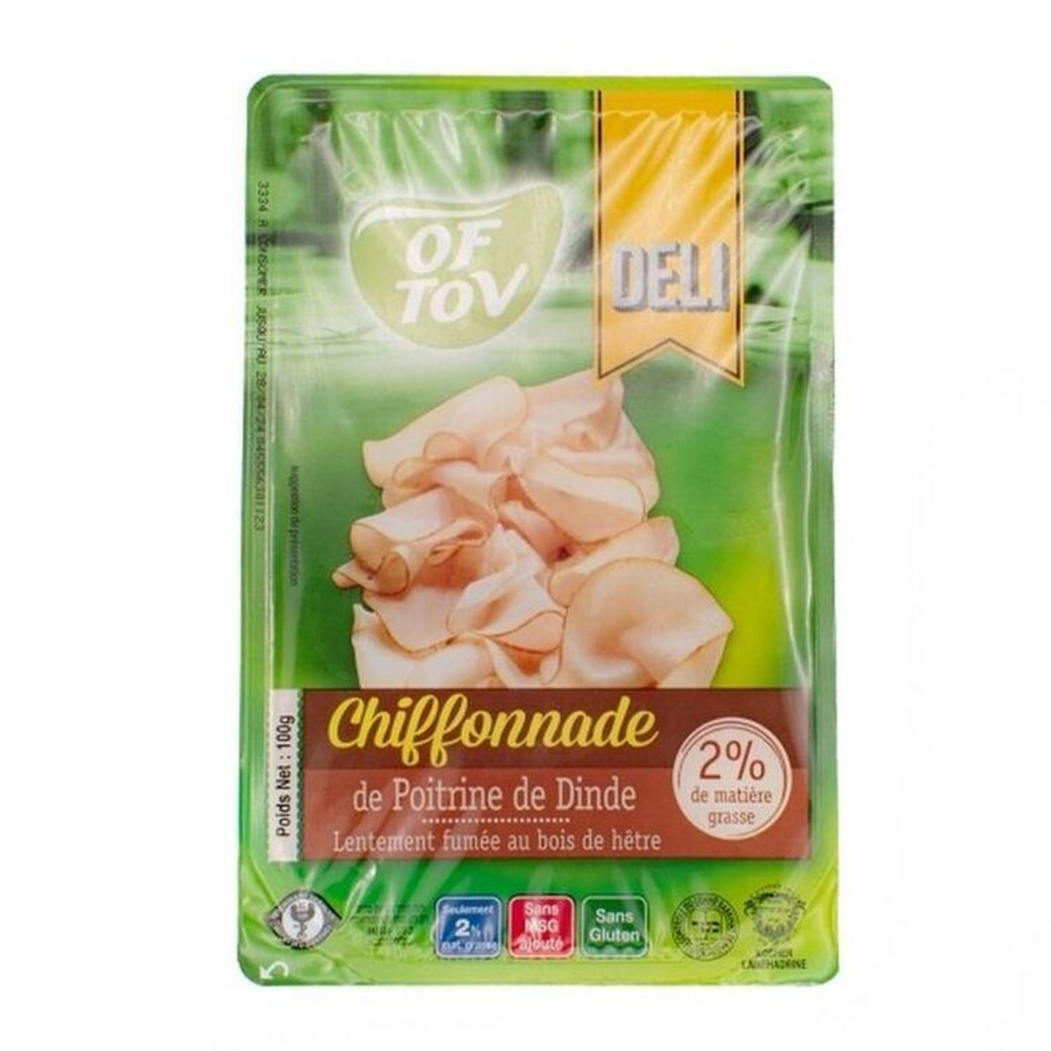 OF TOV Chiffonnade de poitrine de dinde 100g