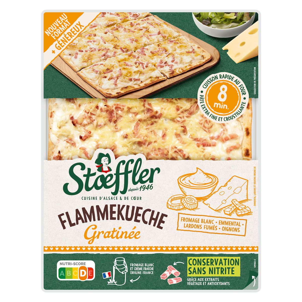 STOEFFLER Flammekueche gratinée 380g