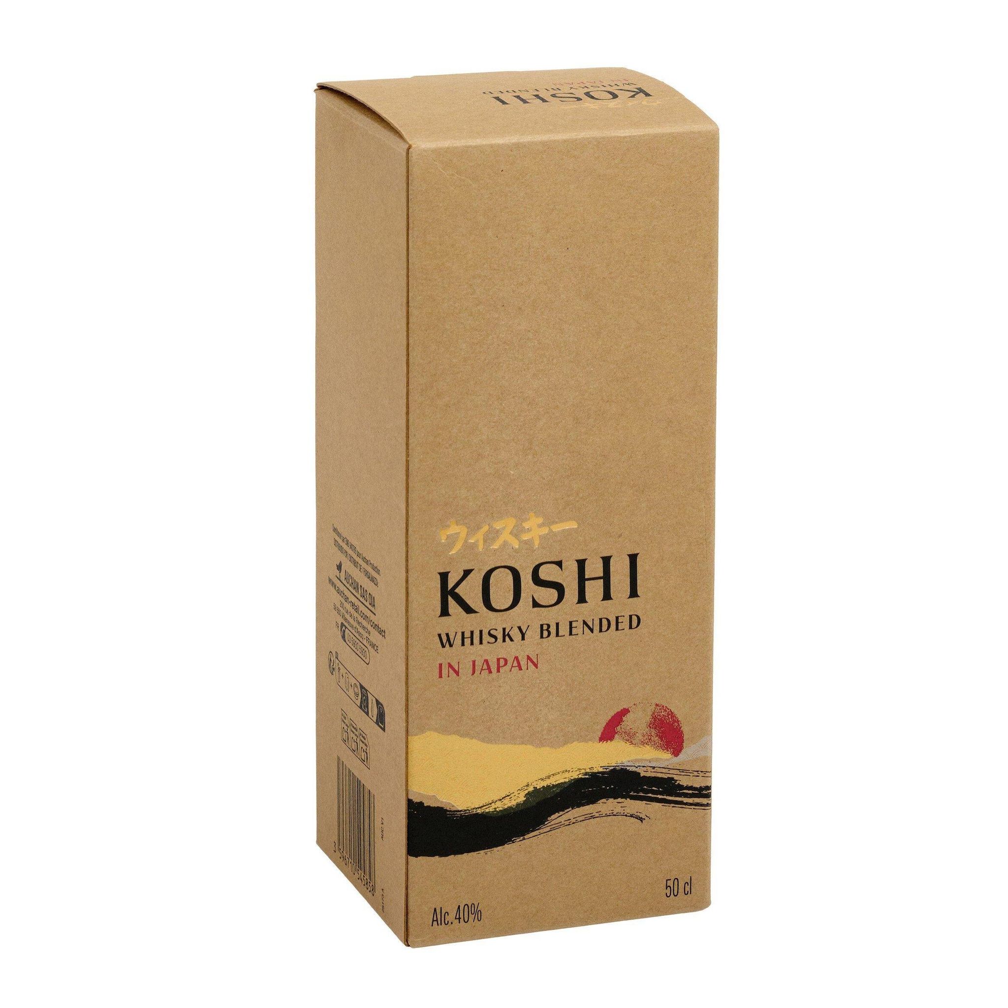 Voir la diapositive 3 : KOSHI Whisky blende japonais 40% 50cl