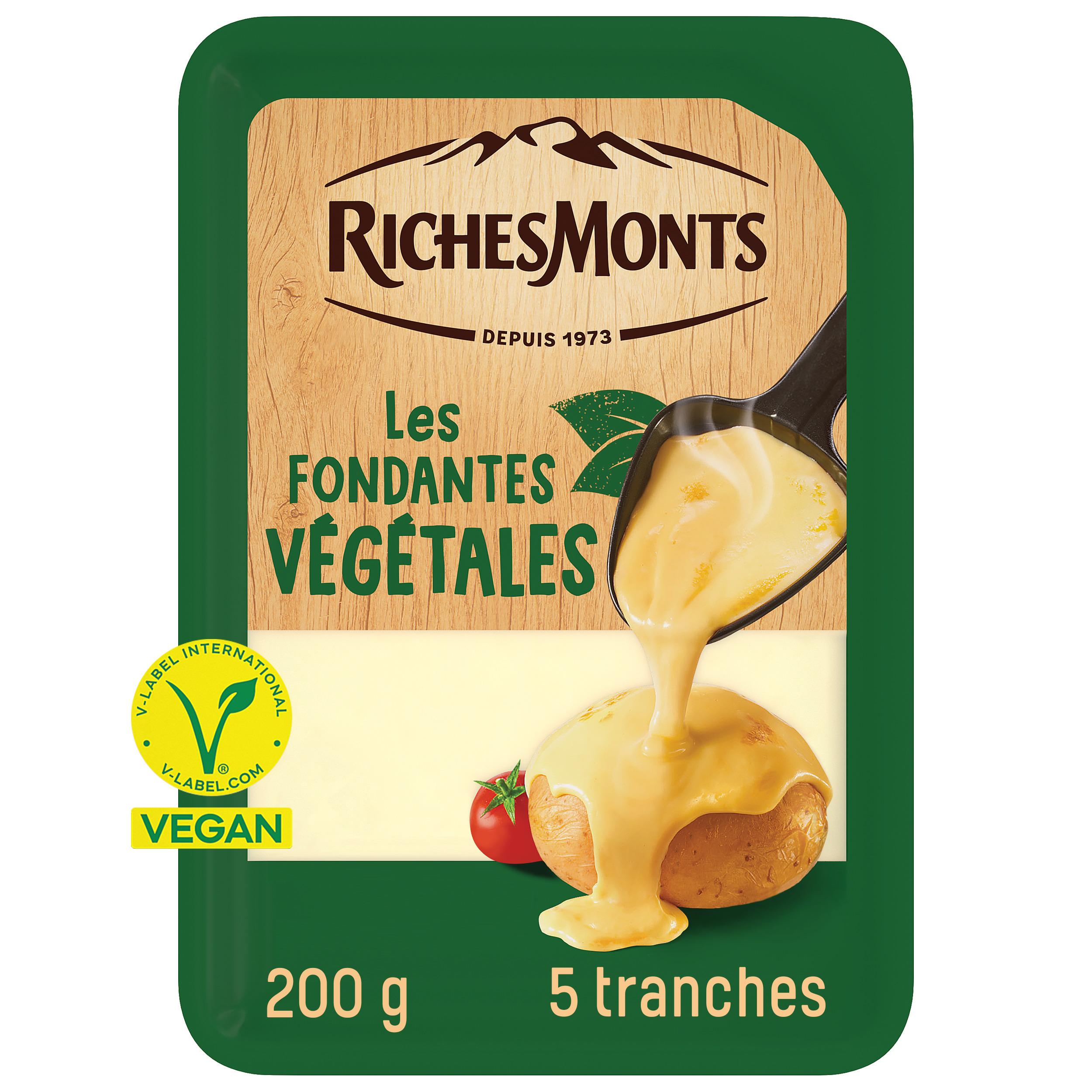 Voir la diapositive 2 : RICHESMONTS Fromage tranches végétales fondantes 200 g