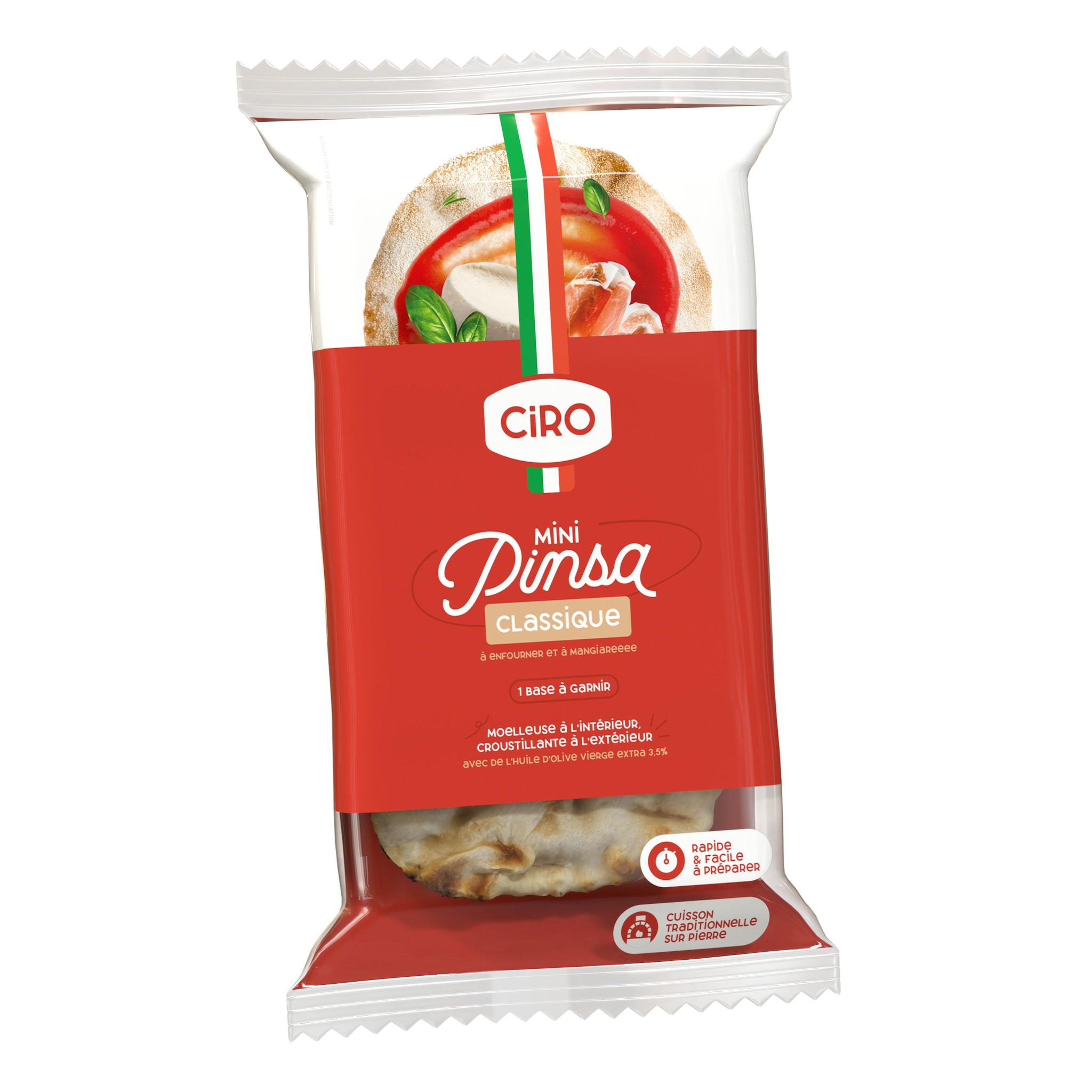 CIRO Mini pinsa avec de l'huile d'olive 130g