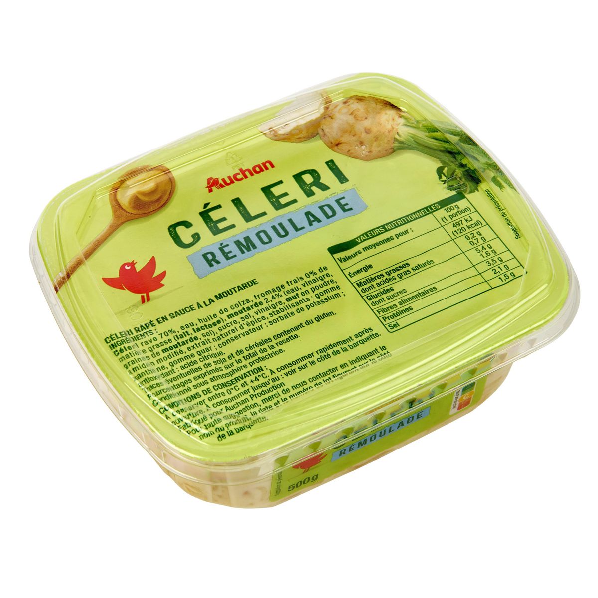 AUCHAN Céleri rémoulade 500g