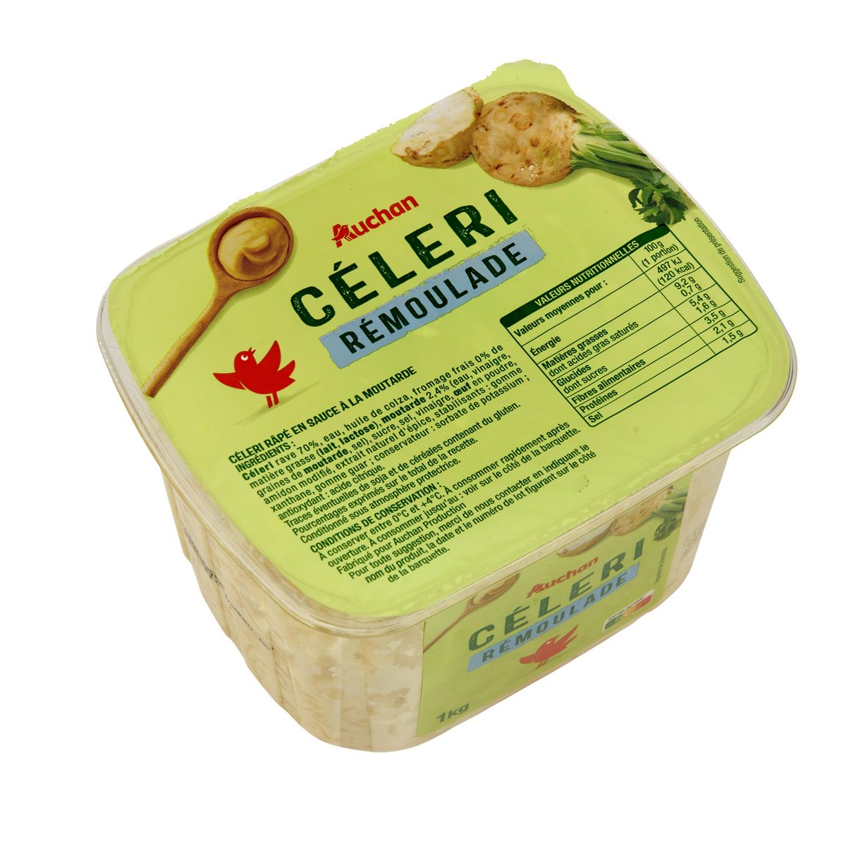 AUCHAN Céleri rémoulade 1kg