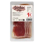Jambon cru Env 3 tranches 50g