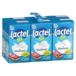 LACTEL Lait demi-écrémé vitamine D UHT 6x1l
