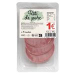 Rôti de porc Environ 3 tranches 60g