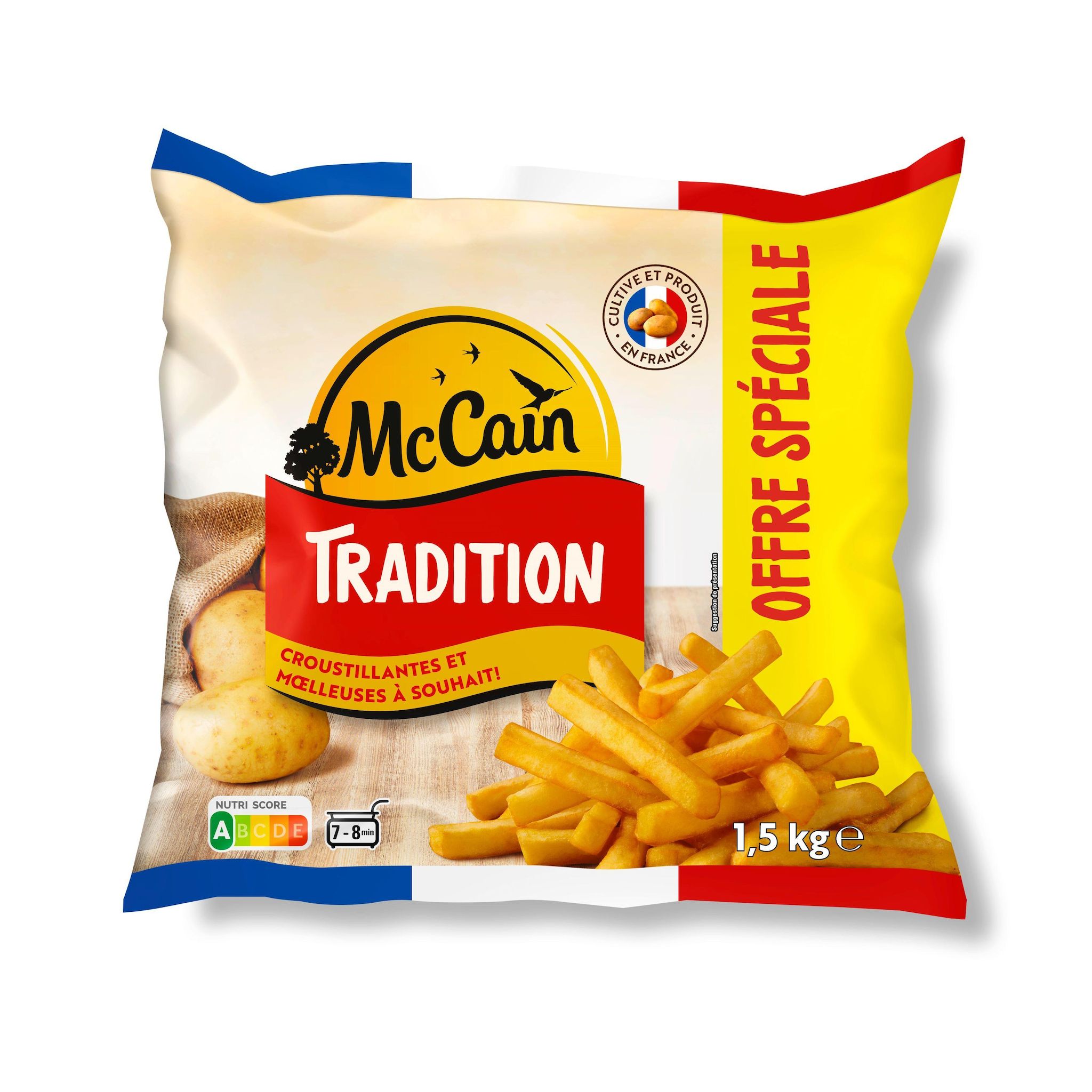 MCCAIN Frites friteuse tradition offre spéciale 1.5kg