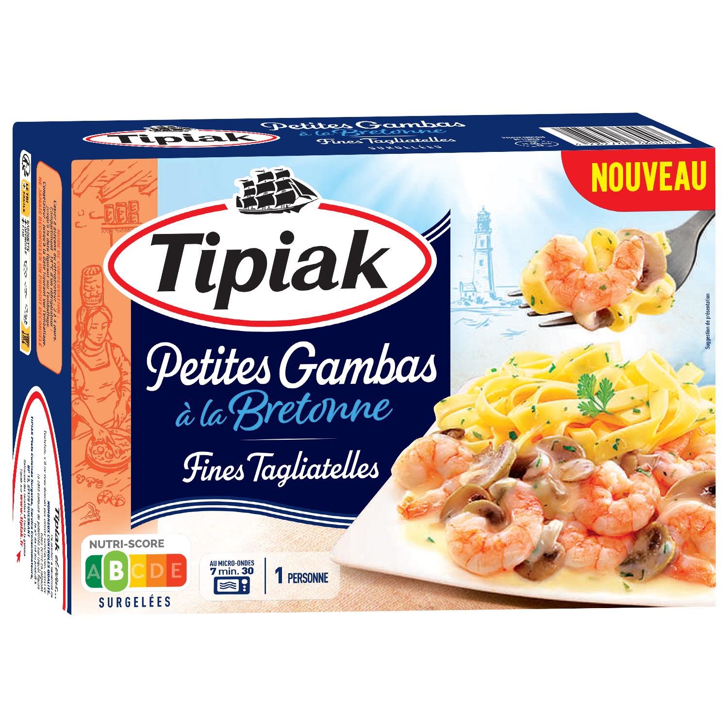 TIPIAK Petites gambas a la Bretonne 310g
