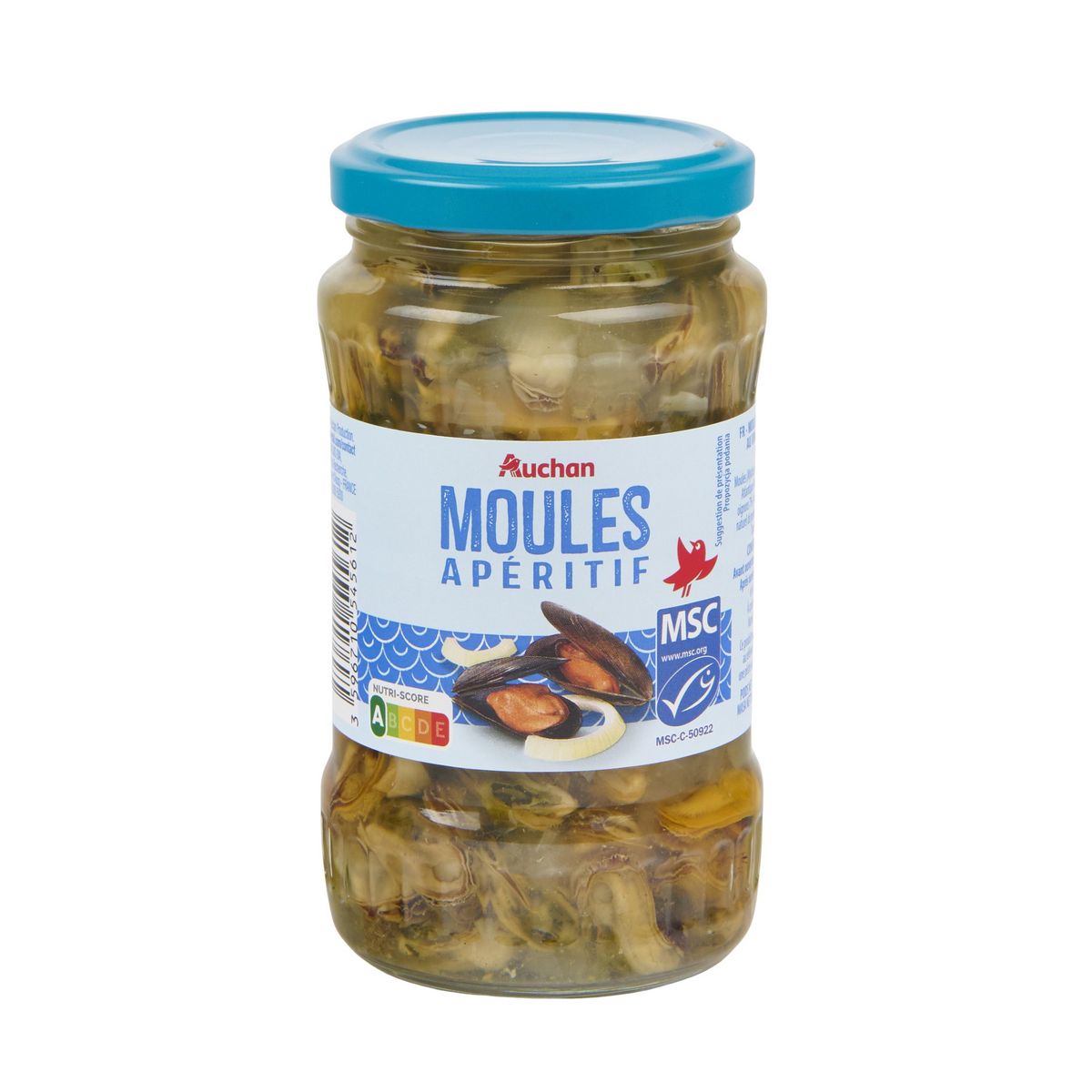 AUCHAN Moules apéritif MSC 350g