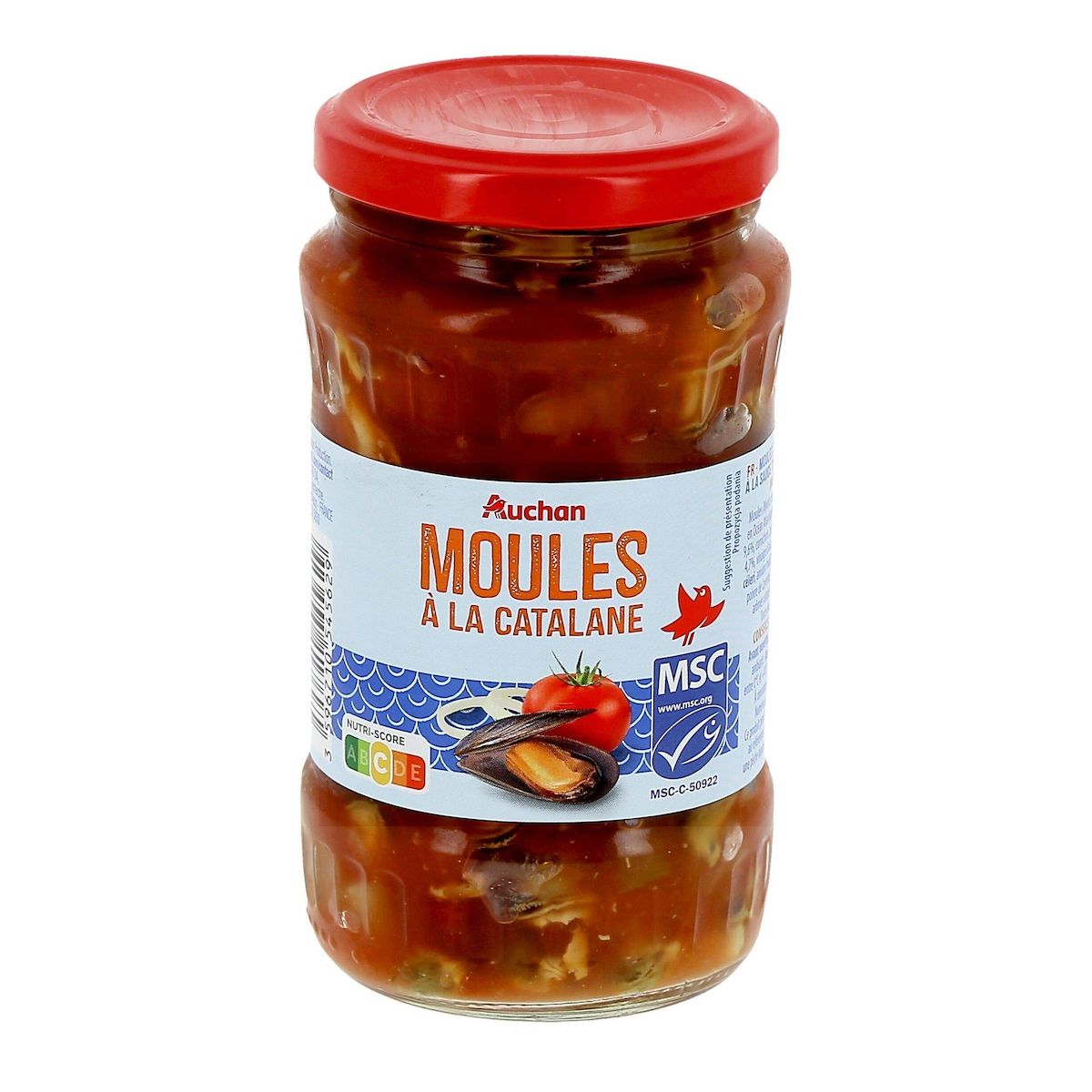 AUCHAN Moules à la catalane MSC 350g
