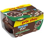 DANETTE POP - Crème dessert chocolat et billes chocolat noisette 4x118g
