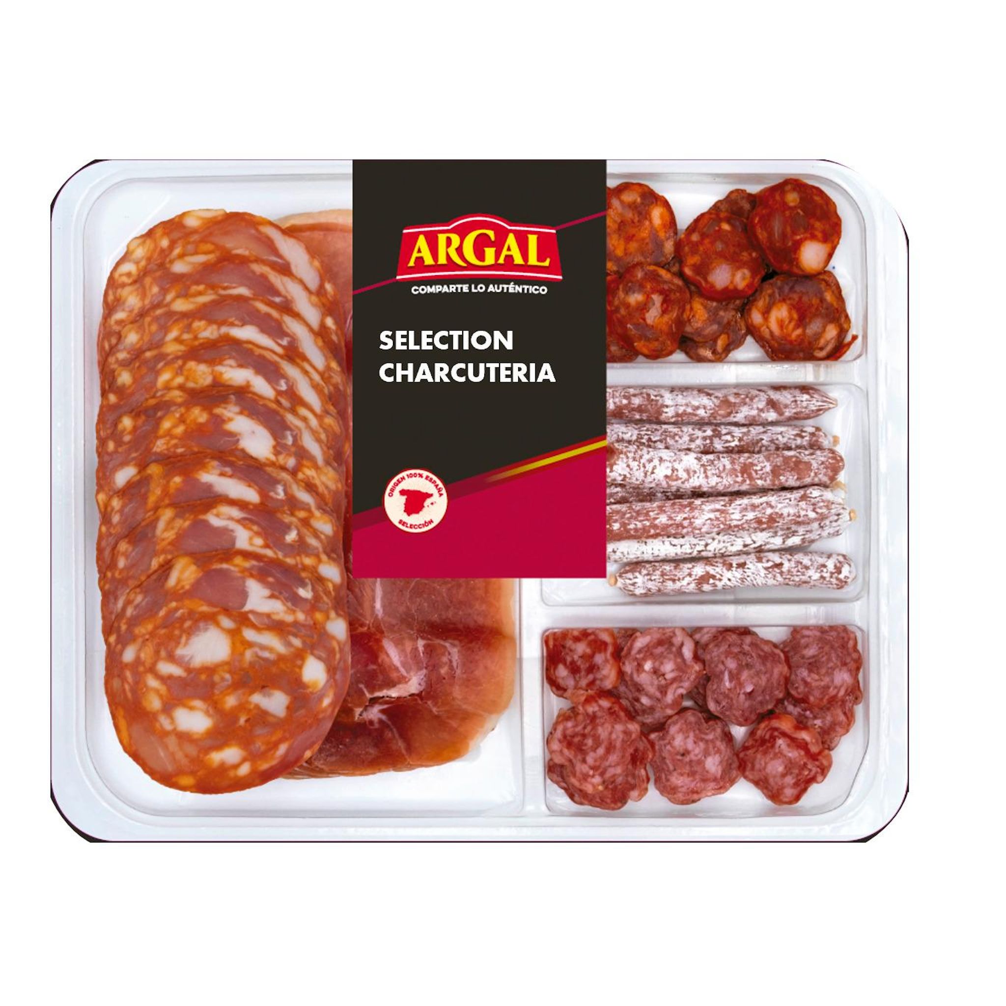 ARGAL Plateau sélection charcuterie 175g