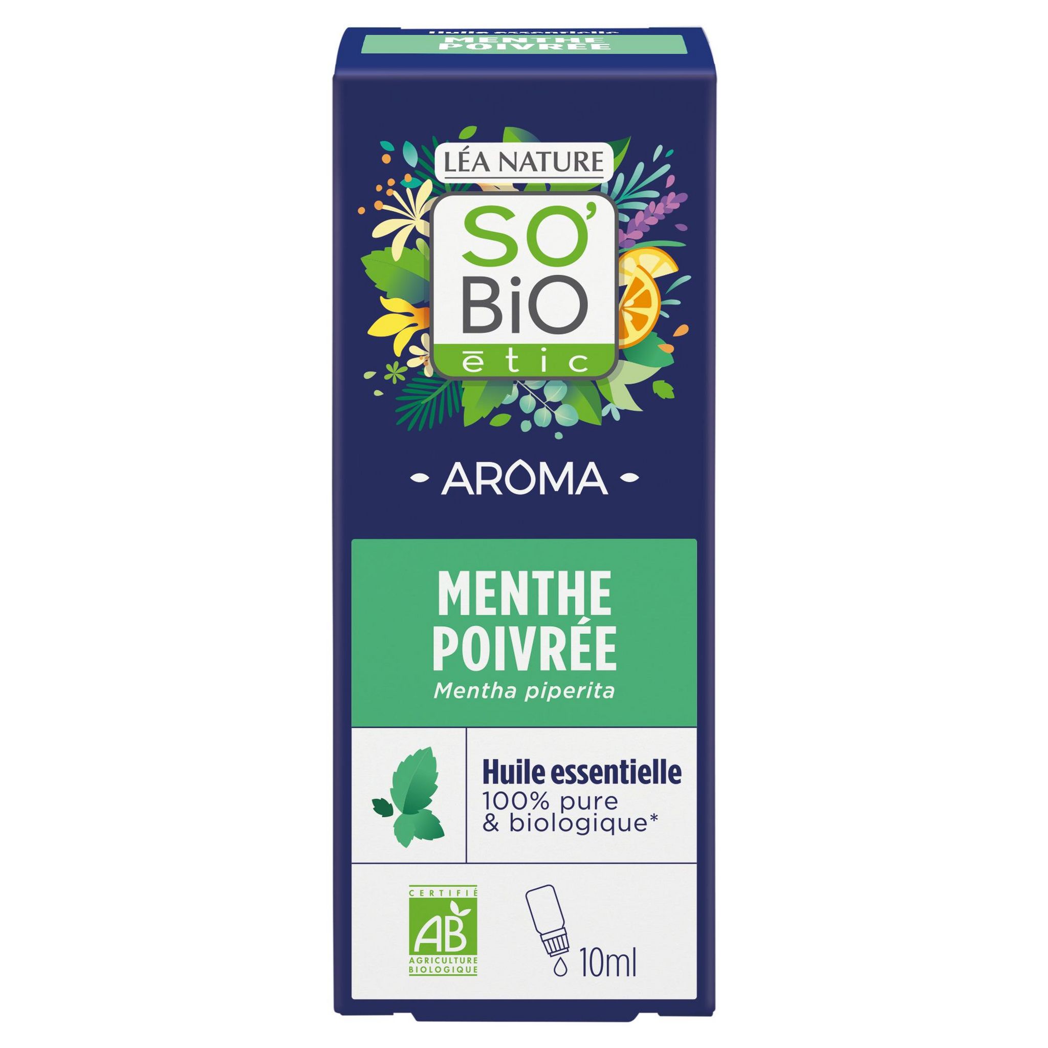 SO BIO ETIC Aroma Huile essentielle menthe poivrée 10ml