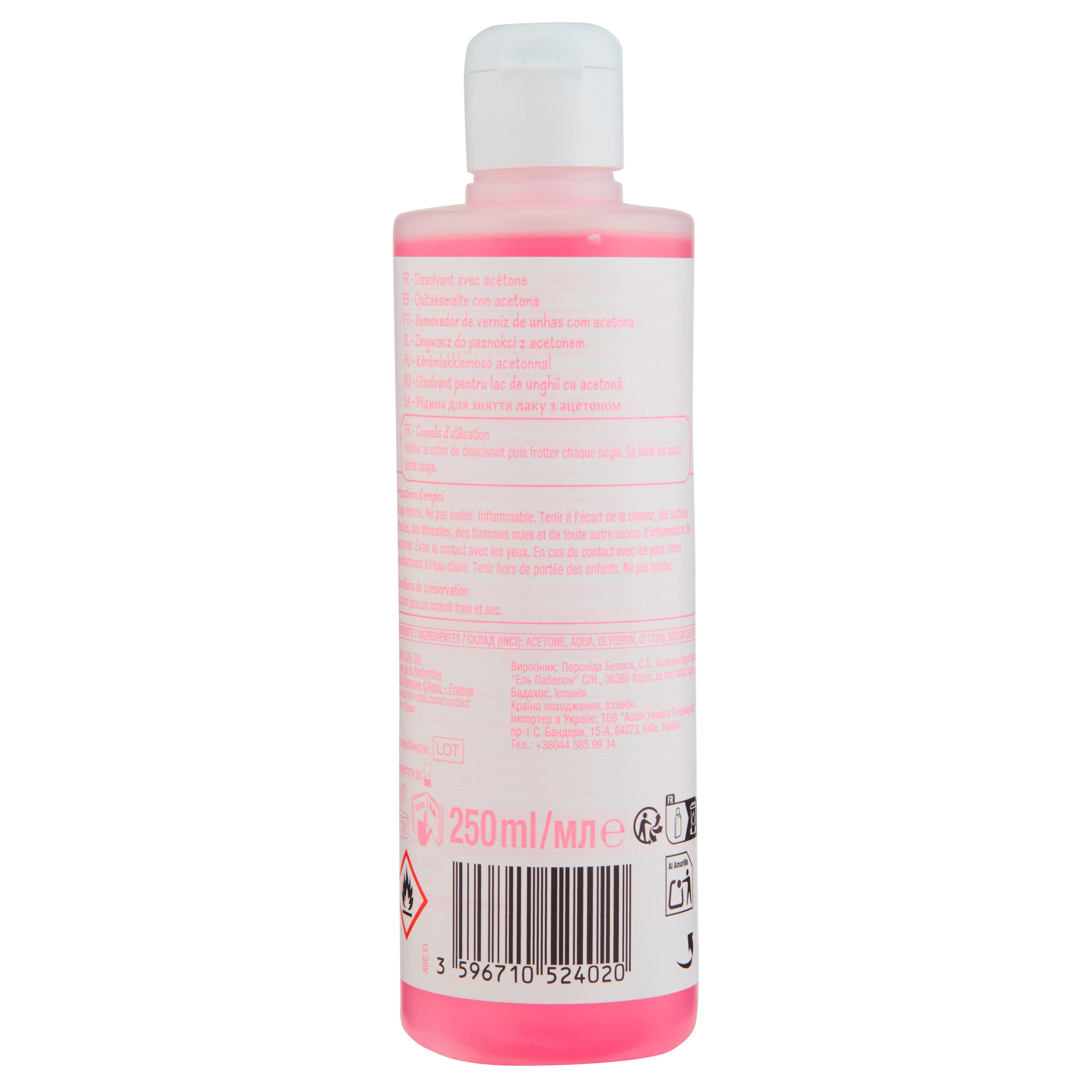 Voir la diapositive 2 : POUCE Dissolvant avec acétone 250ml