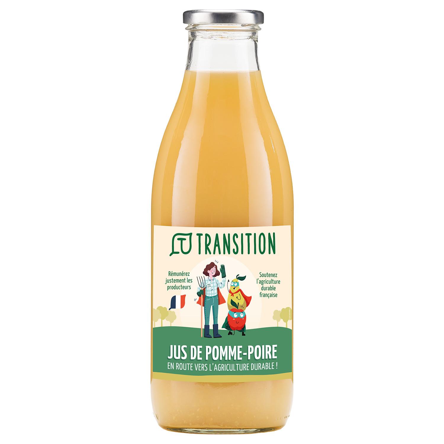TRANSITION Jus de pommes poires 1l